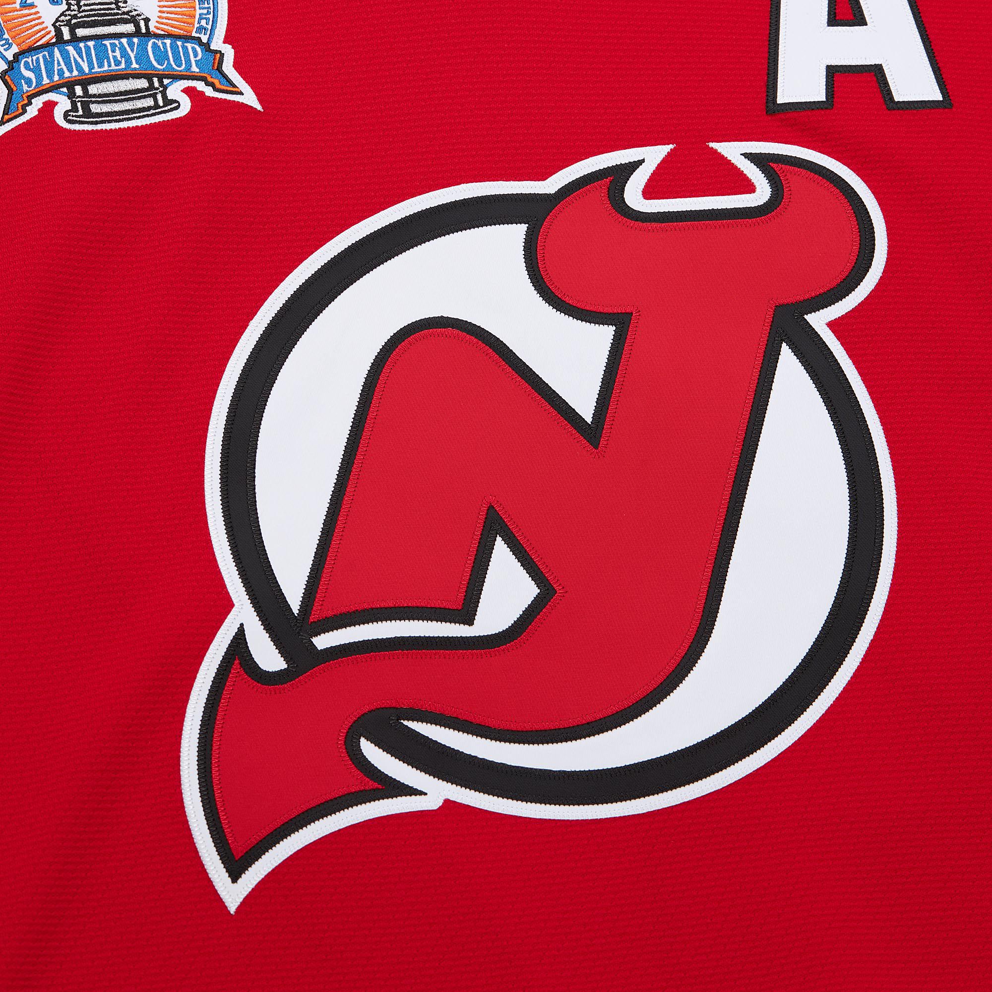 Mitchell & Ness Men's New Jersey Devils Scott Niedermayer #27 2002 Red Power Play Vintage Replica Jersey product image