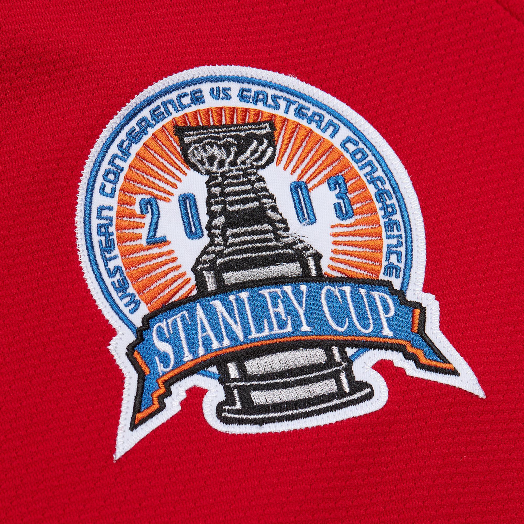 Mitchell & Ness Men's New Jersey Devils Scott Niedermayer #27 2002 Red Power Play Vintage Replica Jersey product image