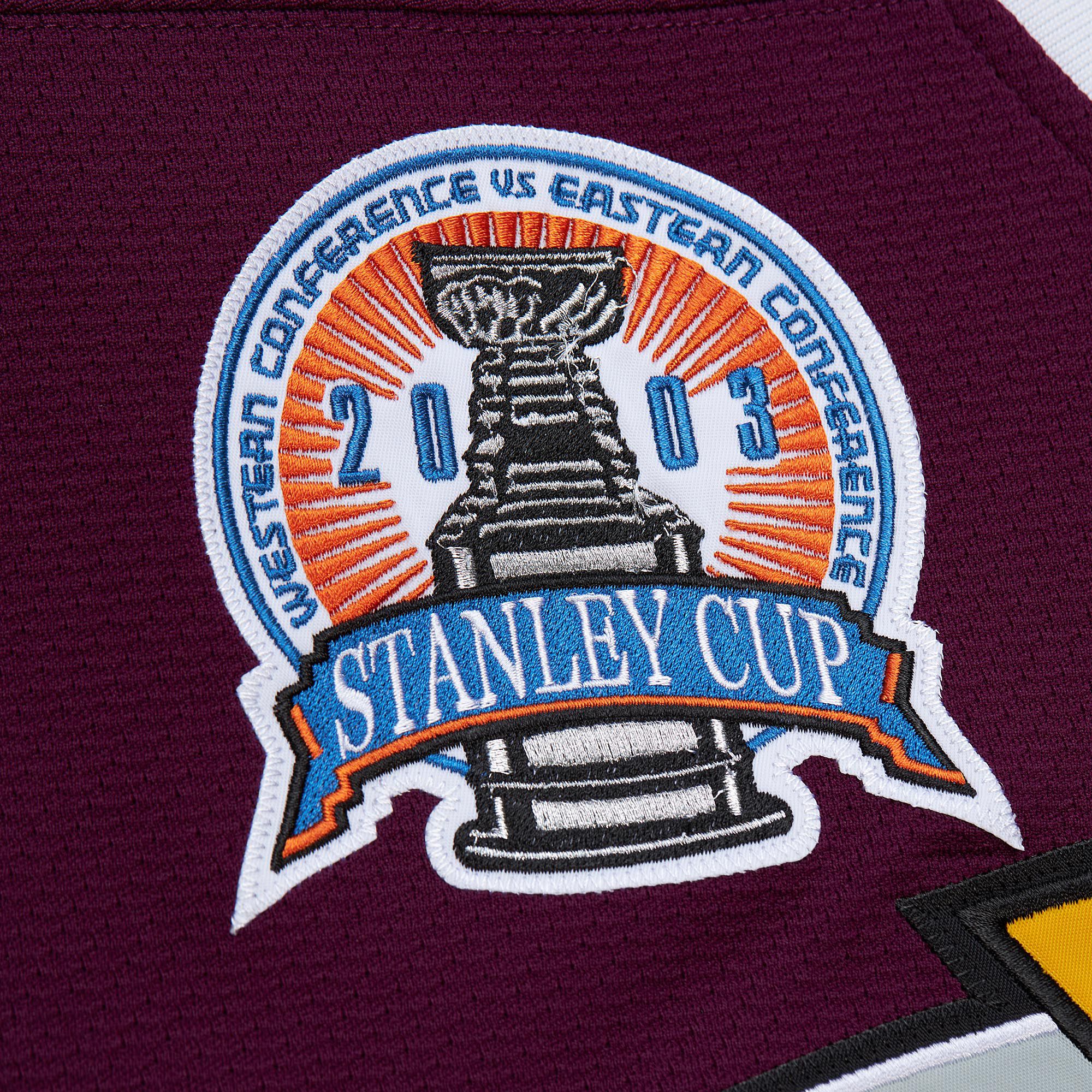 Mitchell & Ness Men's Anaheim Ducks Jean Sebastien Giguere #35 2002 Vintage Home Replica Jersey product image