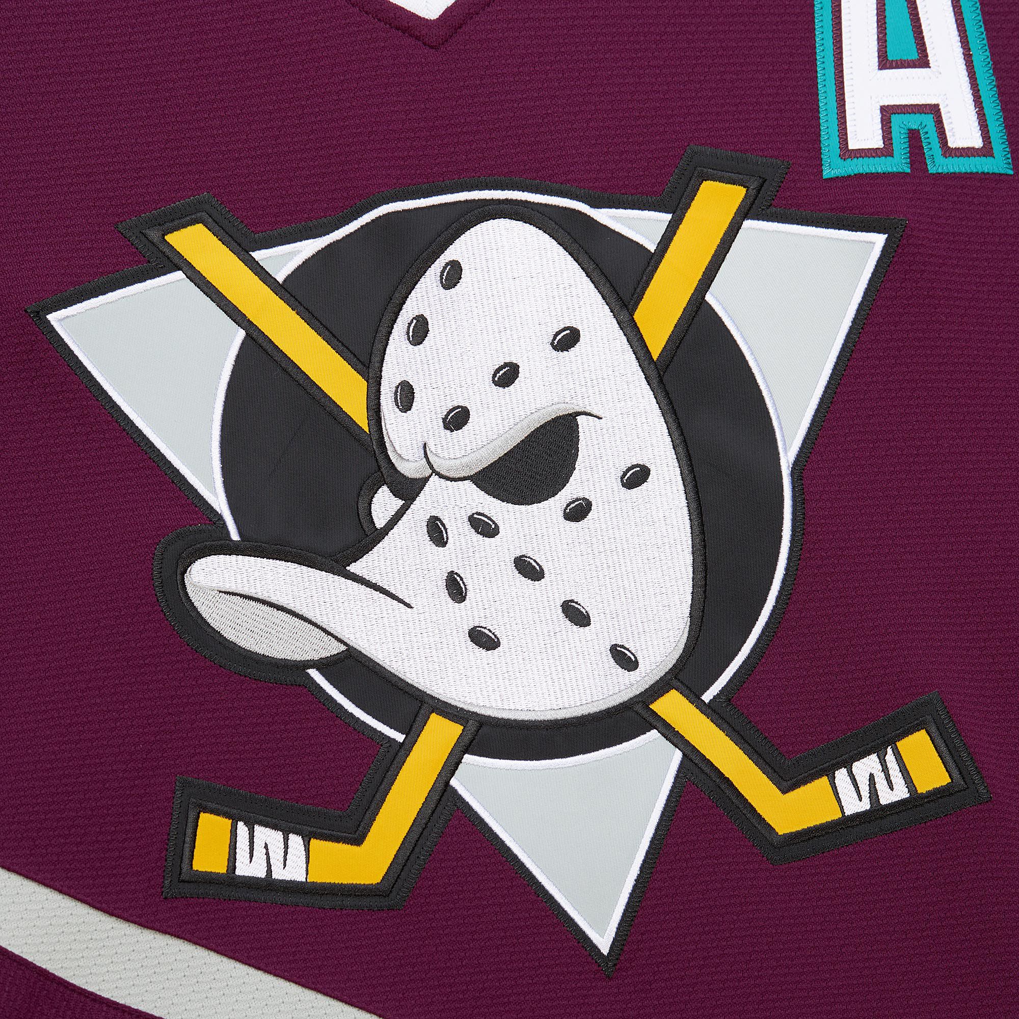 Mitchell & Ness Men's Anaheim Ducks Teemu Selanne #8 1996 Vintage Home Replica Jersey product image