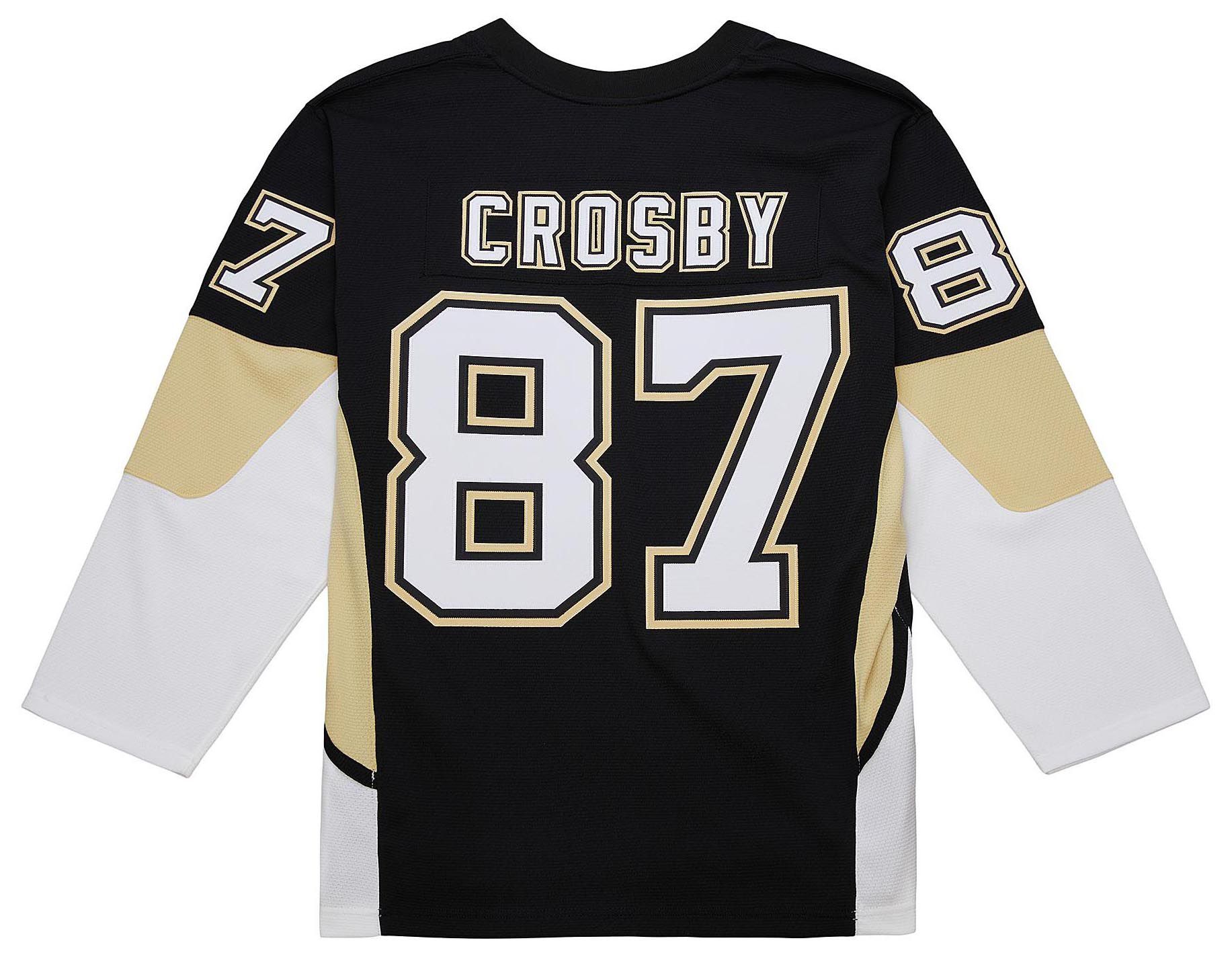 Mitchell & Ness Men's Pittsburgh Penguins Sidney Crosby #87 2008 Black Power Play Vintage Replica Jersey product image