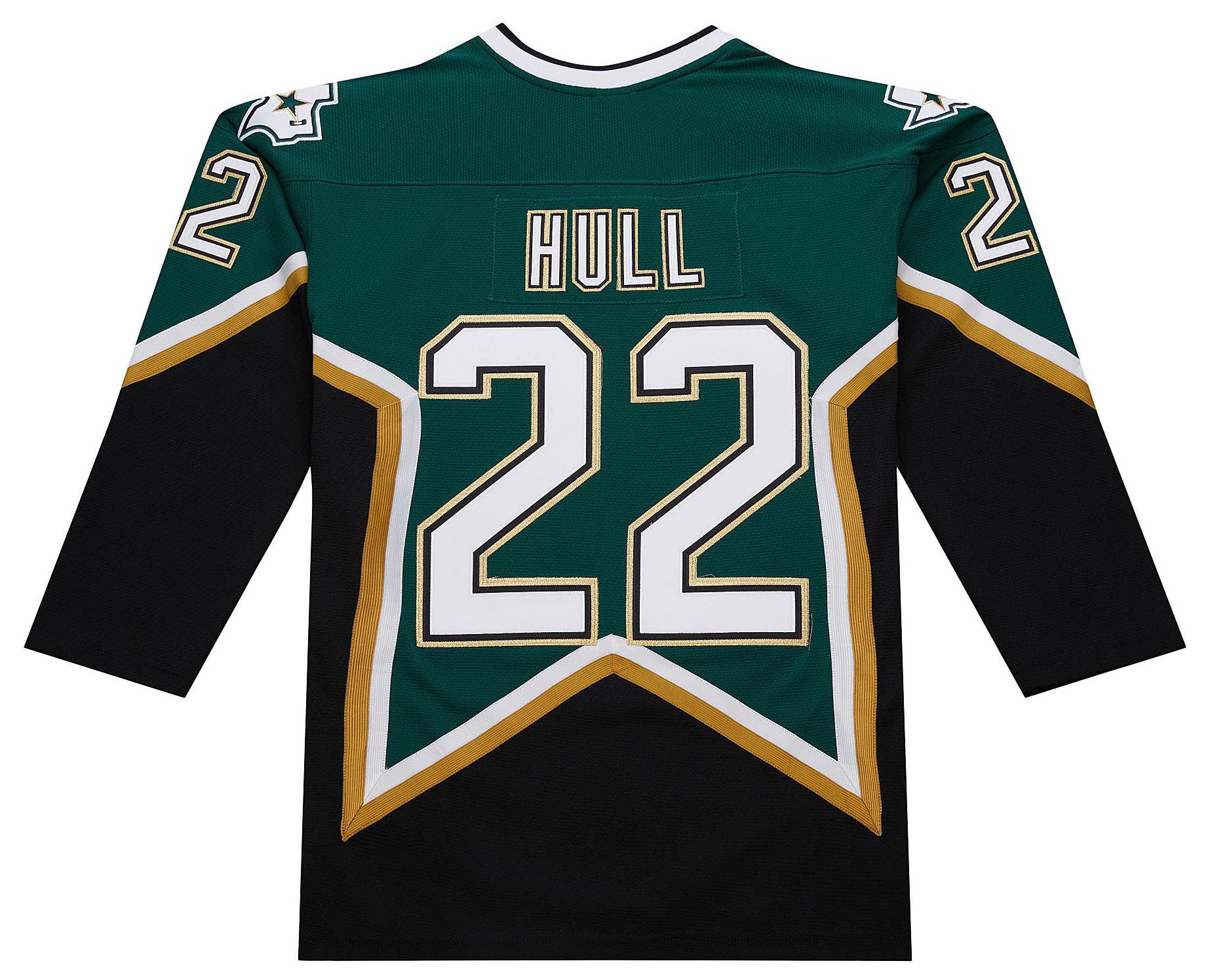 Mitchell & Ness Men's Dallas Stars Brett Hull #22 1998 Vintage Alternate Replica Jersey product image