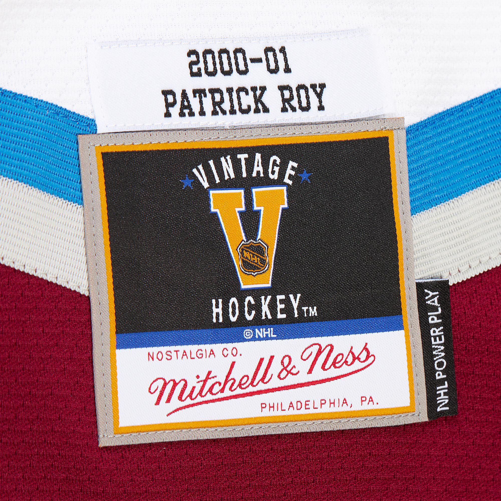 Mitchell & Ness Men's Colorado Avalanche Patrick Roy #19 2000 Vintage Away Replica Jersey product image