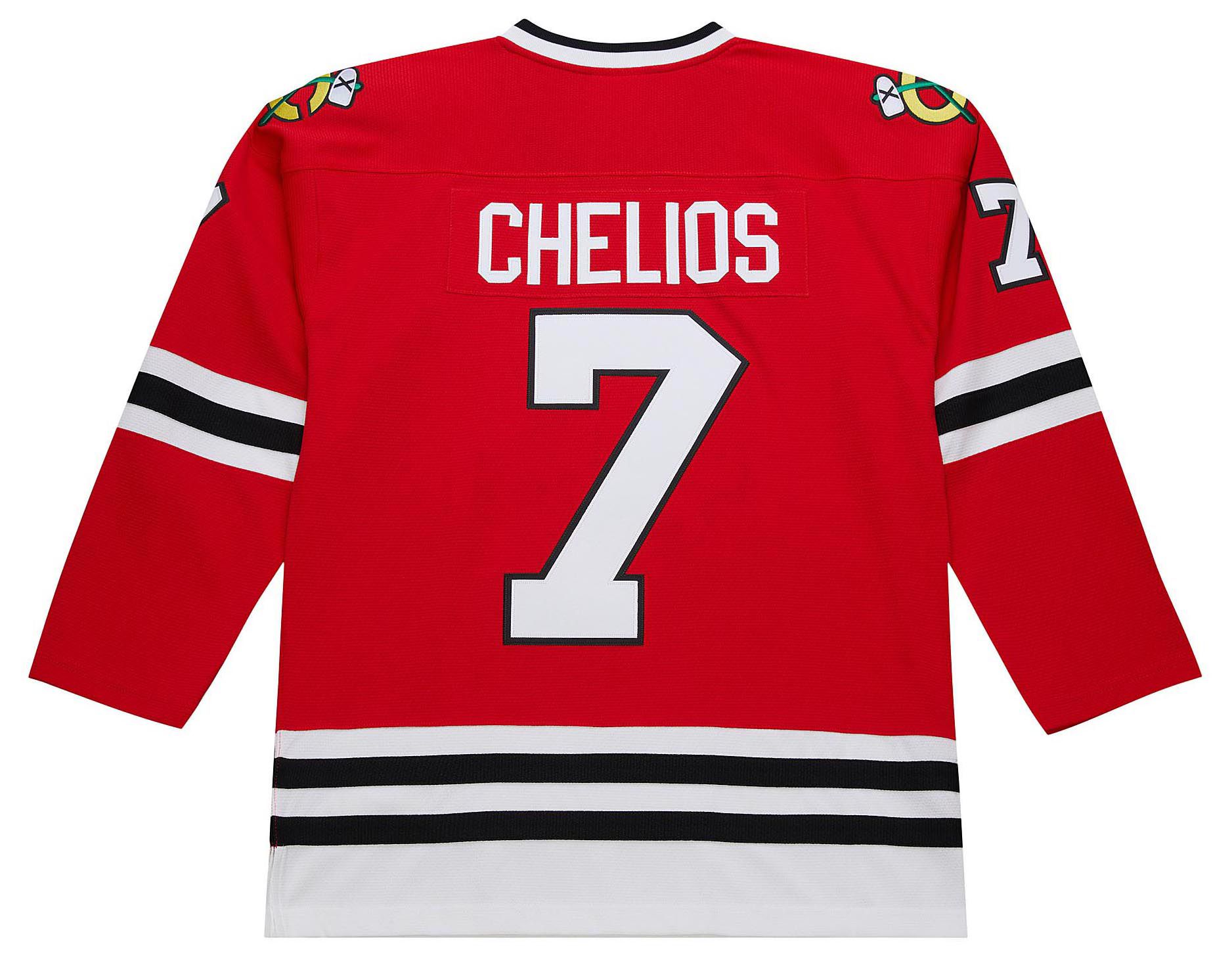 Mitchell & Ness Men's Chicago Blackhawks Chris Chelios #7 1991 Vintage Home Replica Jersey product image
