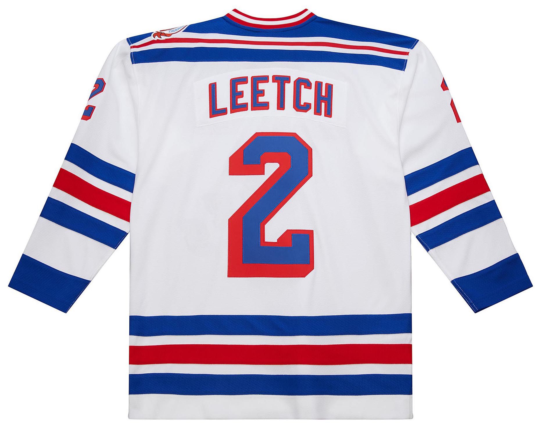 Mitchell & Ness Men's New York Rangers Brian Leetch #2 1993 Vintage Away Replica Jersey product image