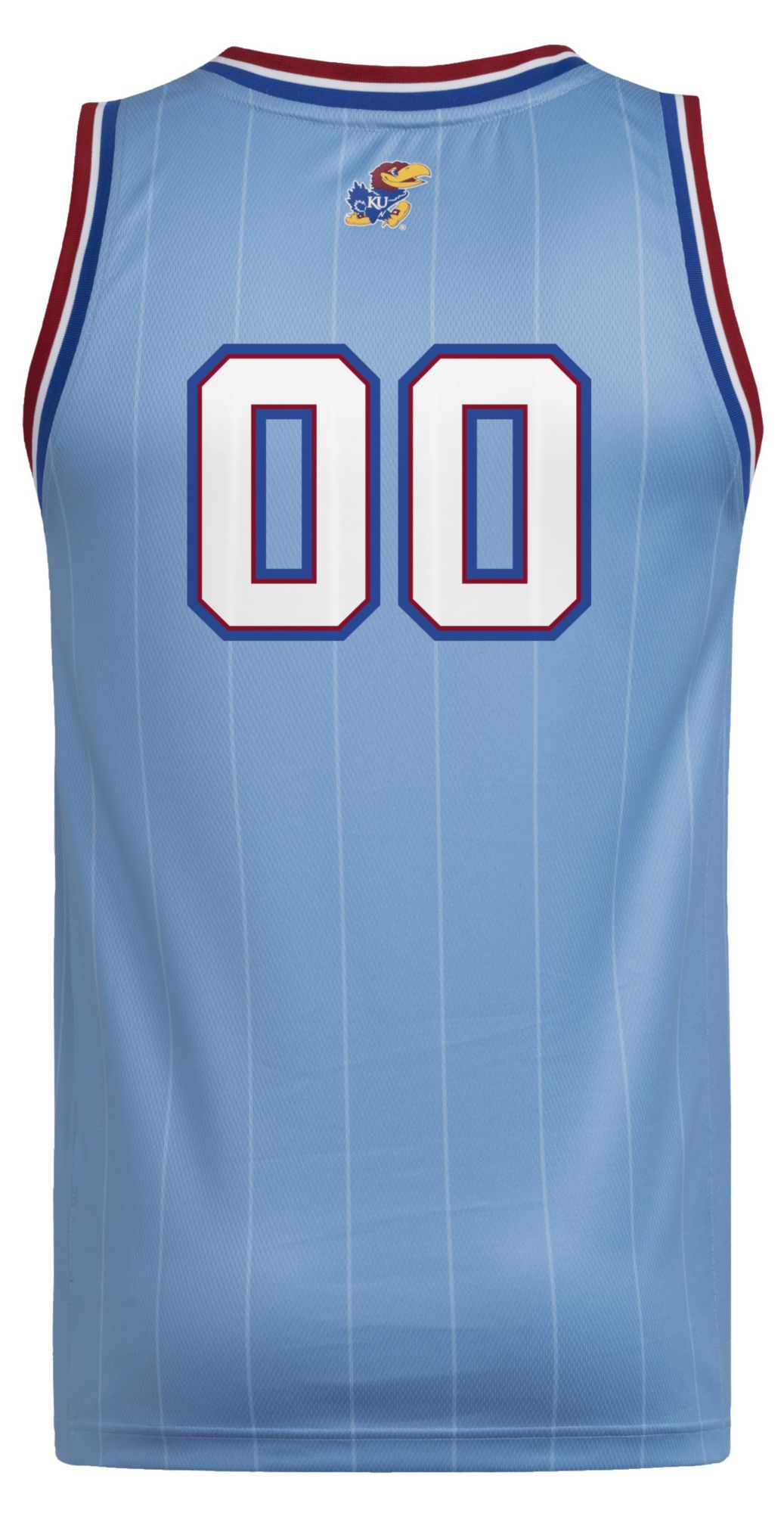 adidas Men's Kansas Jayhawks Light Blue Swingman Basketball Jersey product image