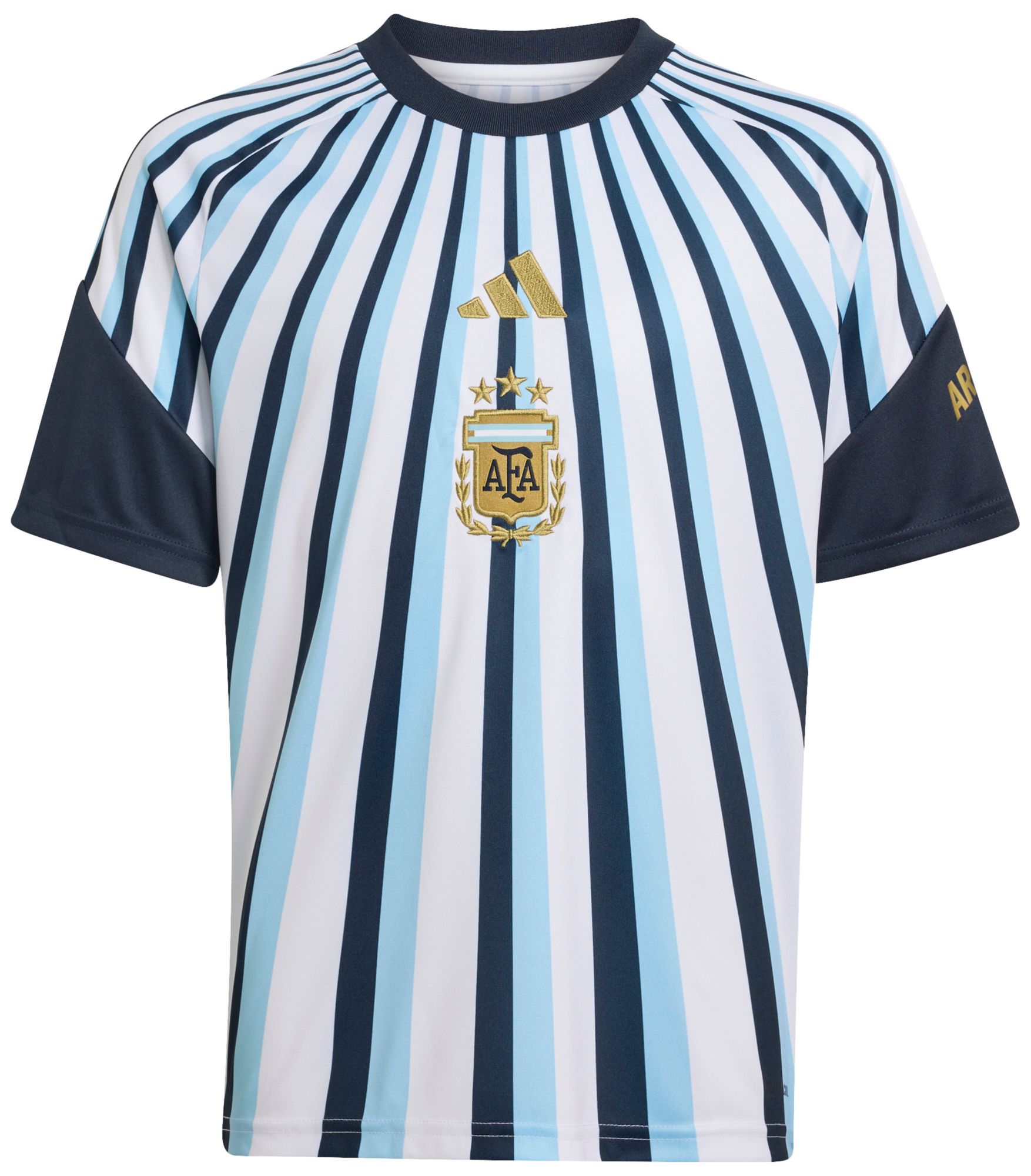 adidas Youth Argentina White 2026 Home Prematch Jersey product image