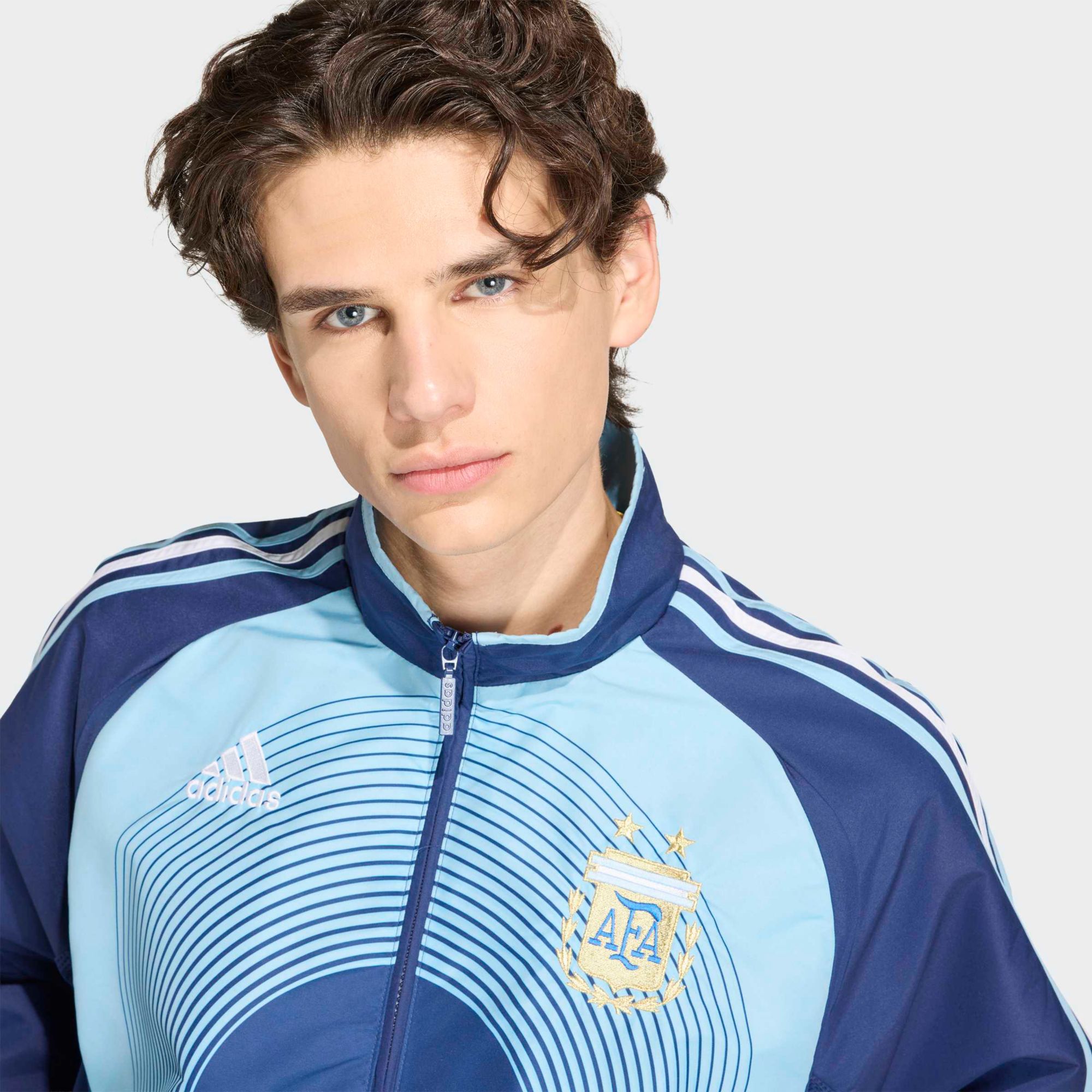 adidas Adult Argentina 2006 Bring Back Vintage Away Track Jacket product image