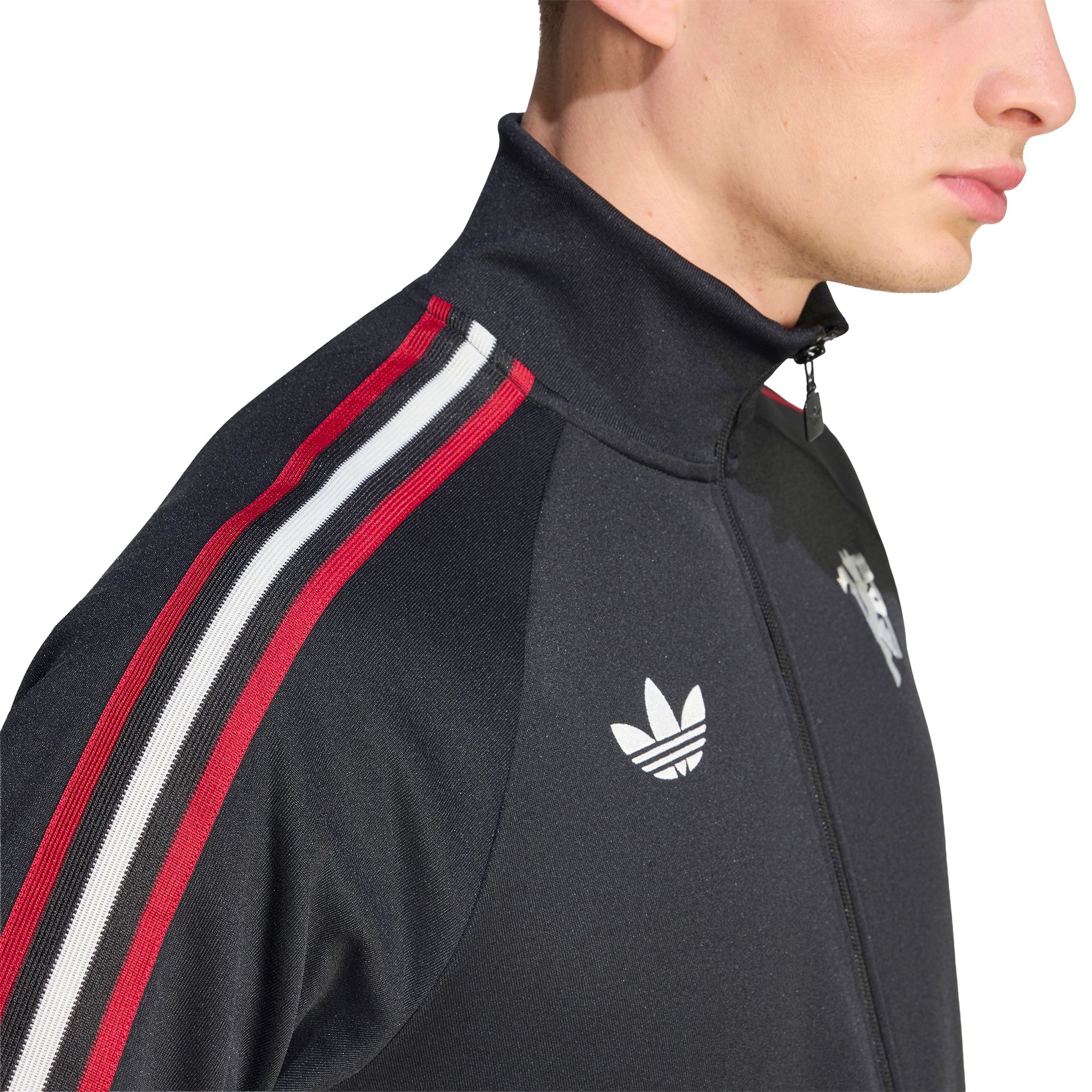 adidas Adult Manchester United Black Track Jacket product image