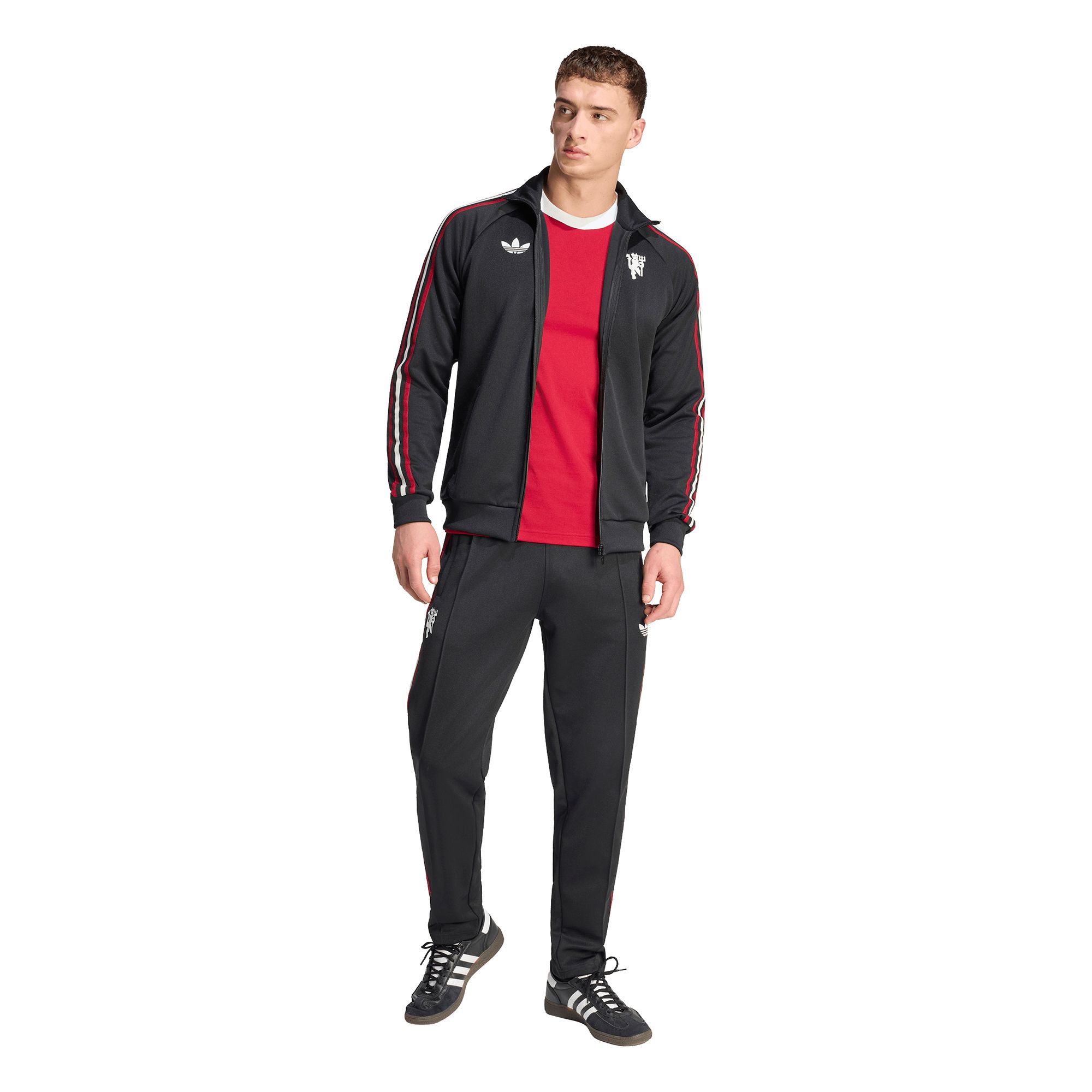 adidas Adult Manchester United Black Track Jacket product image