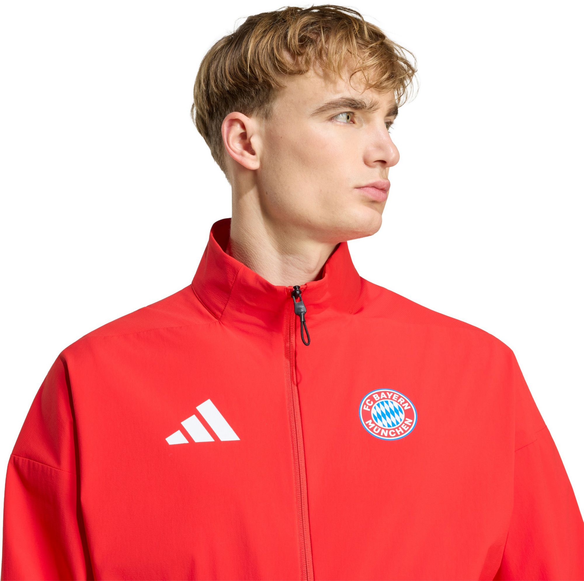 adidas Adult Bayern Munich Red 2026 Prematch Anthem Full-Zip Jacket product image