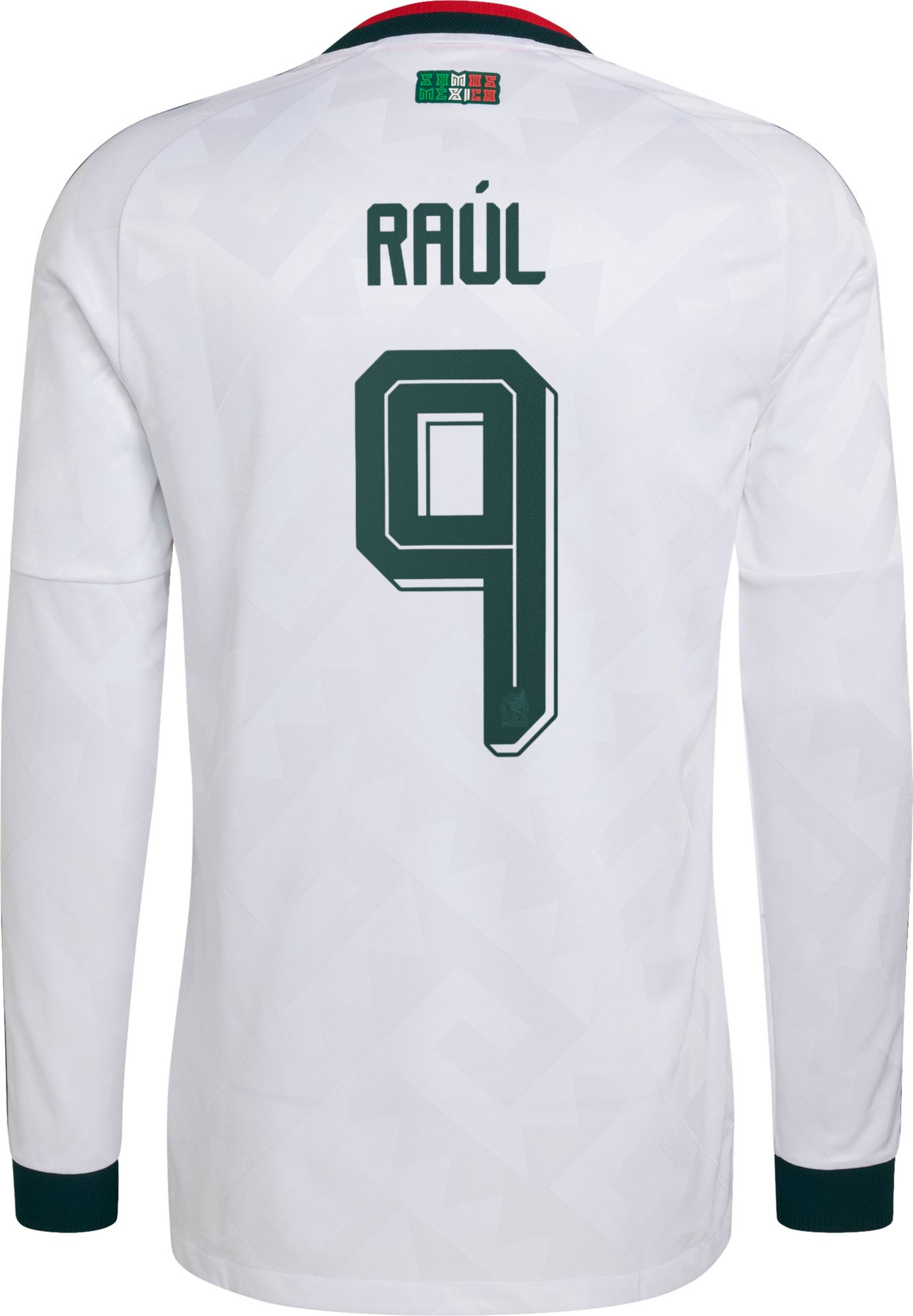 adidas Adult Mexico Raul Jimenez #9 Away Long Sleeve Authentic