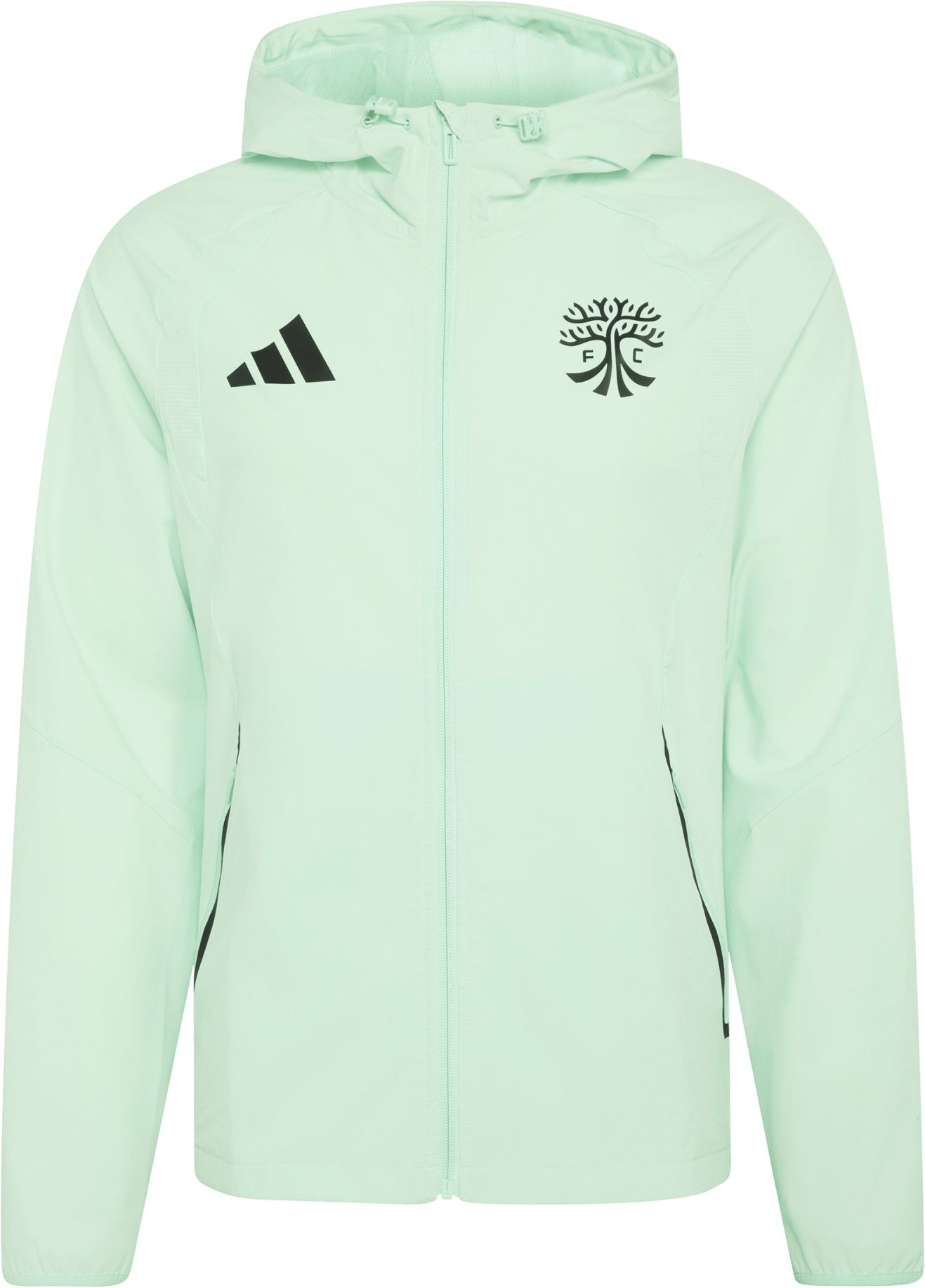 adidas Adult Austin FC Green 2026 Home Travel Full-Zip Jacket product image