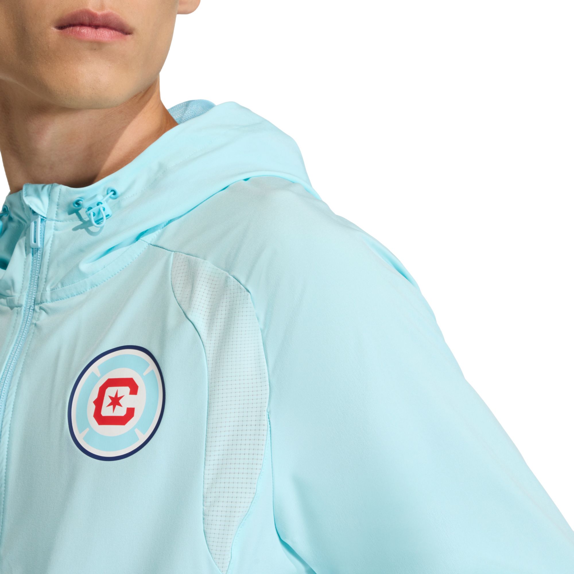adidas Adult Chicago Fire Blue 2026 Home Travel Full-Zip Jacket product image