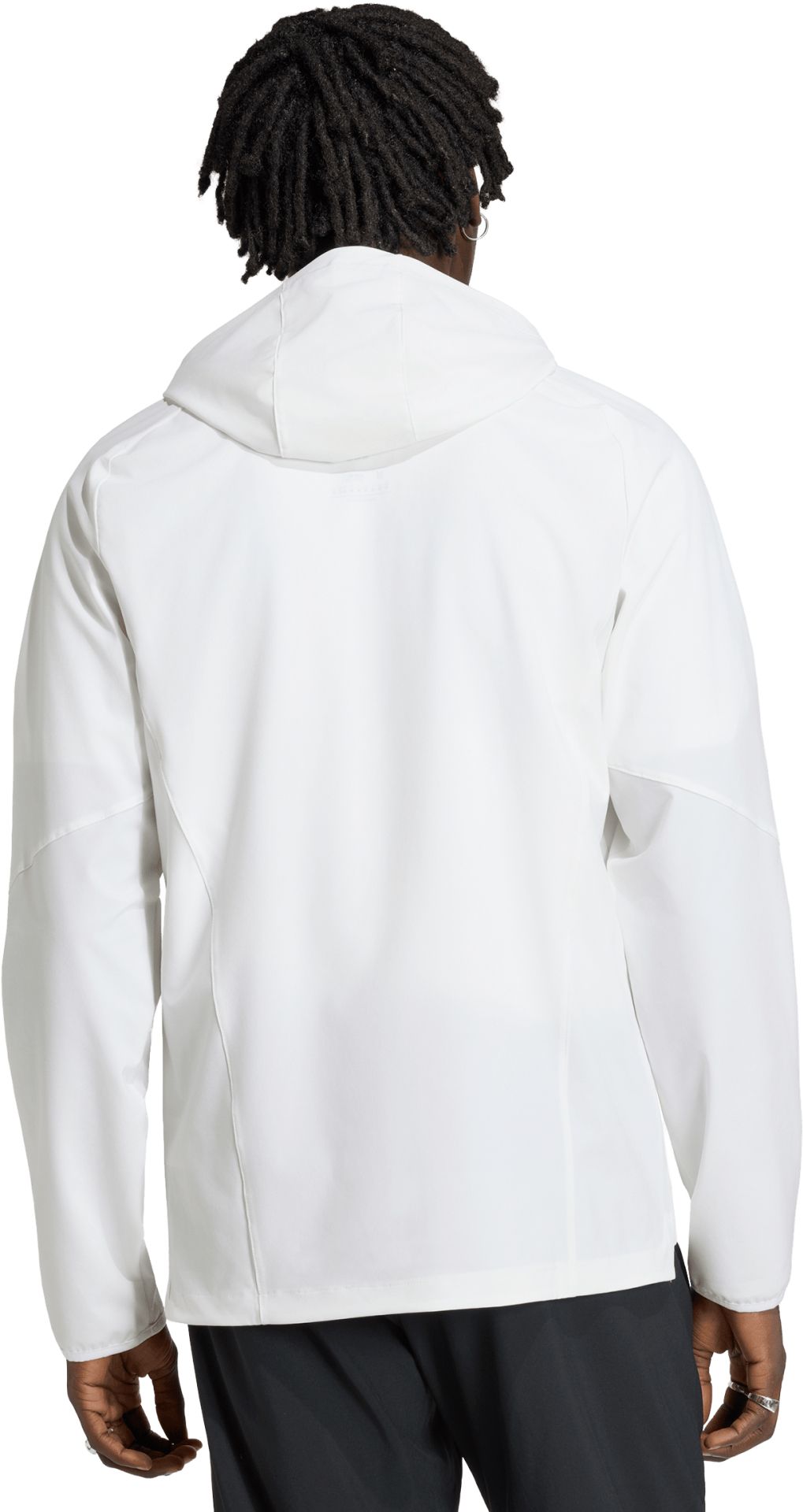 adidas Adult Charlotte FC White 2026 Home Travel Full-Zip Jacket product image