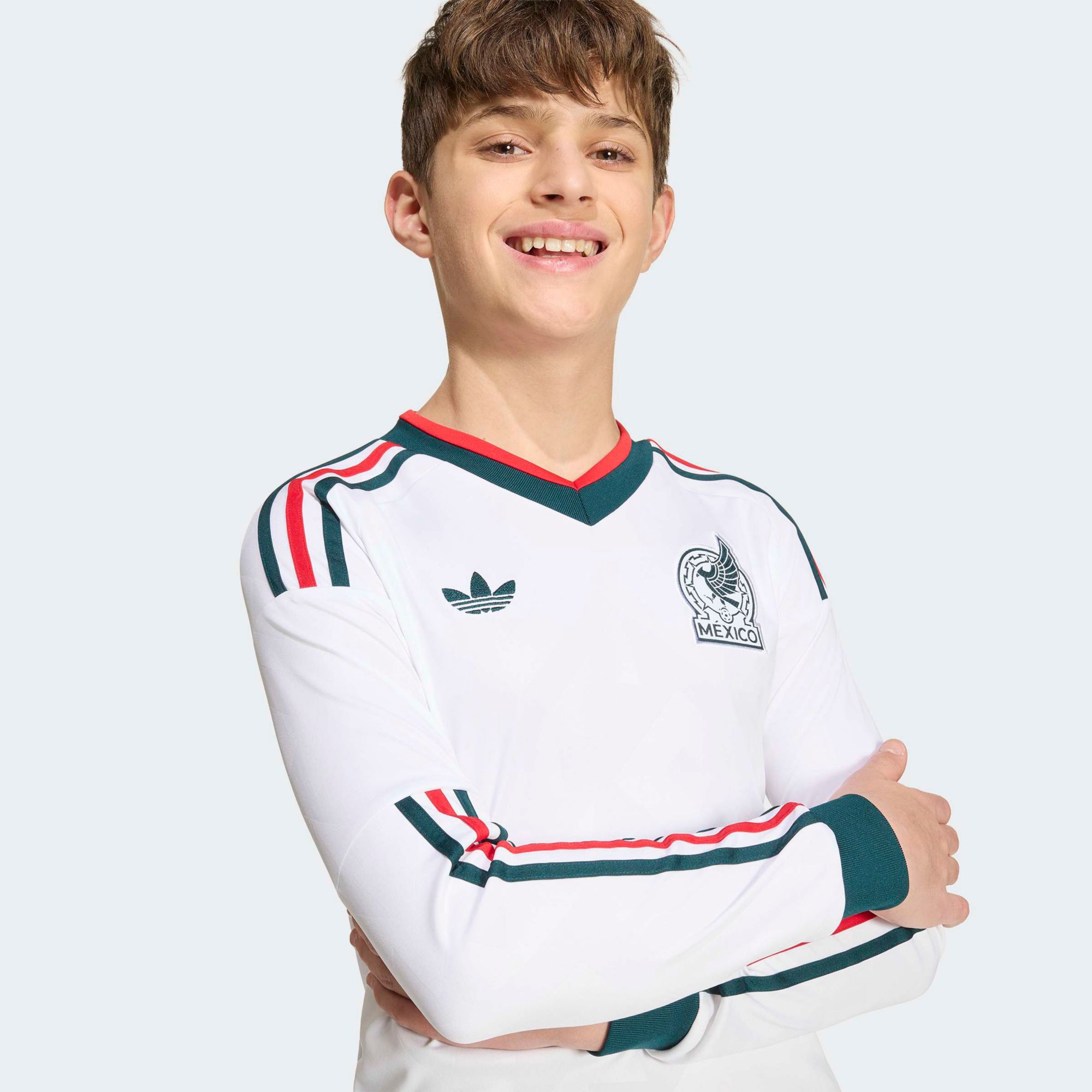 adidas Youth Mexico 2026 Away Long Sleeve Replica Jersey product image