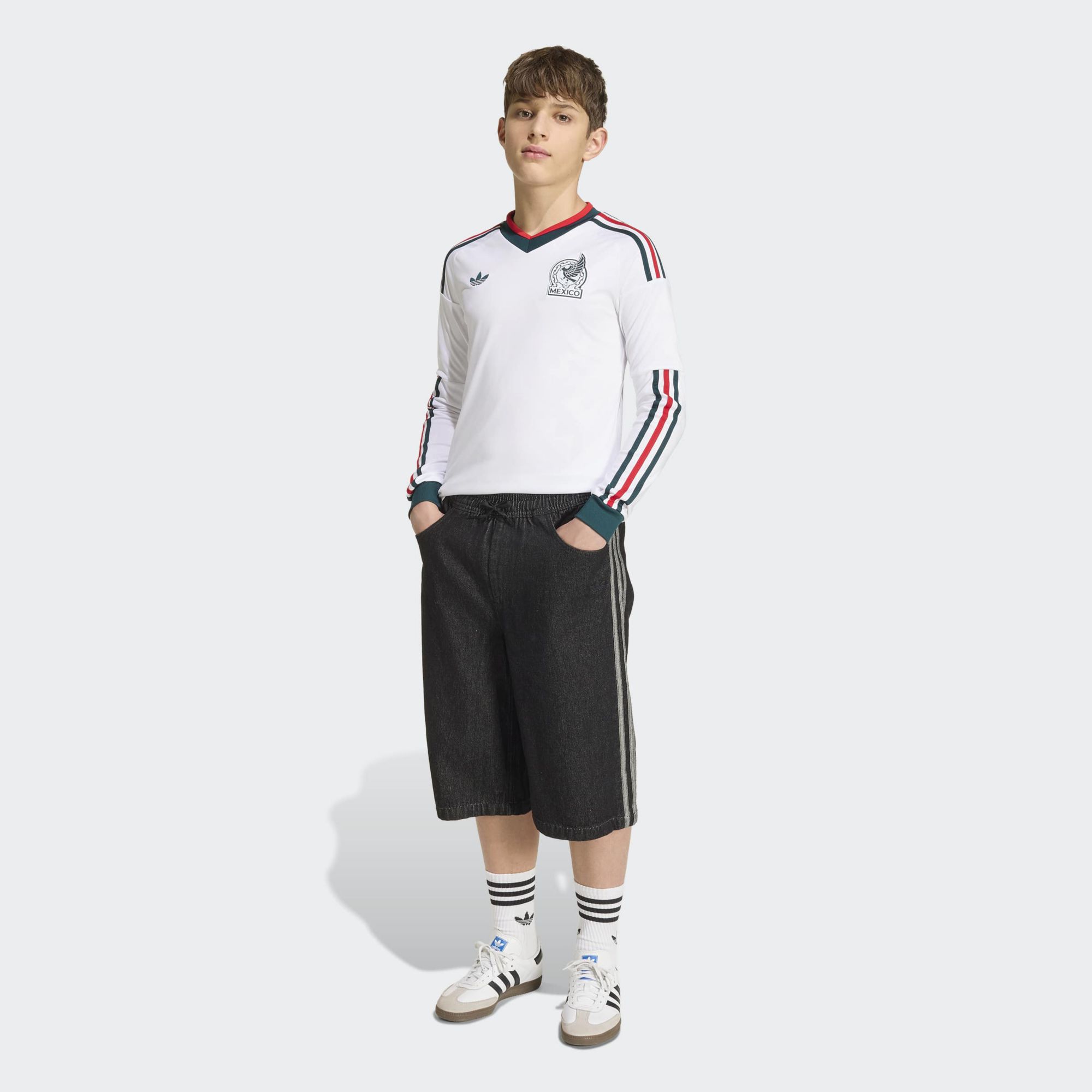 adidas Youth Mexico 2026 Away Long Sleeve Replica Jersey product image