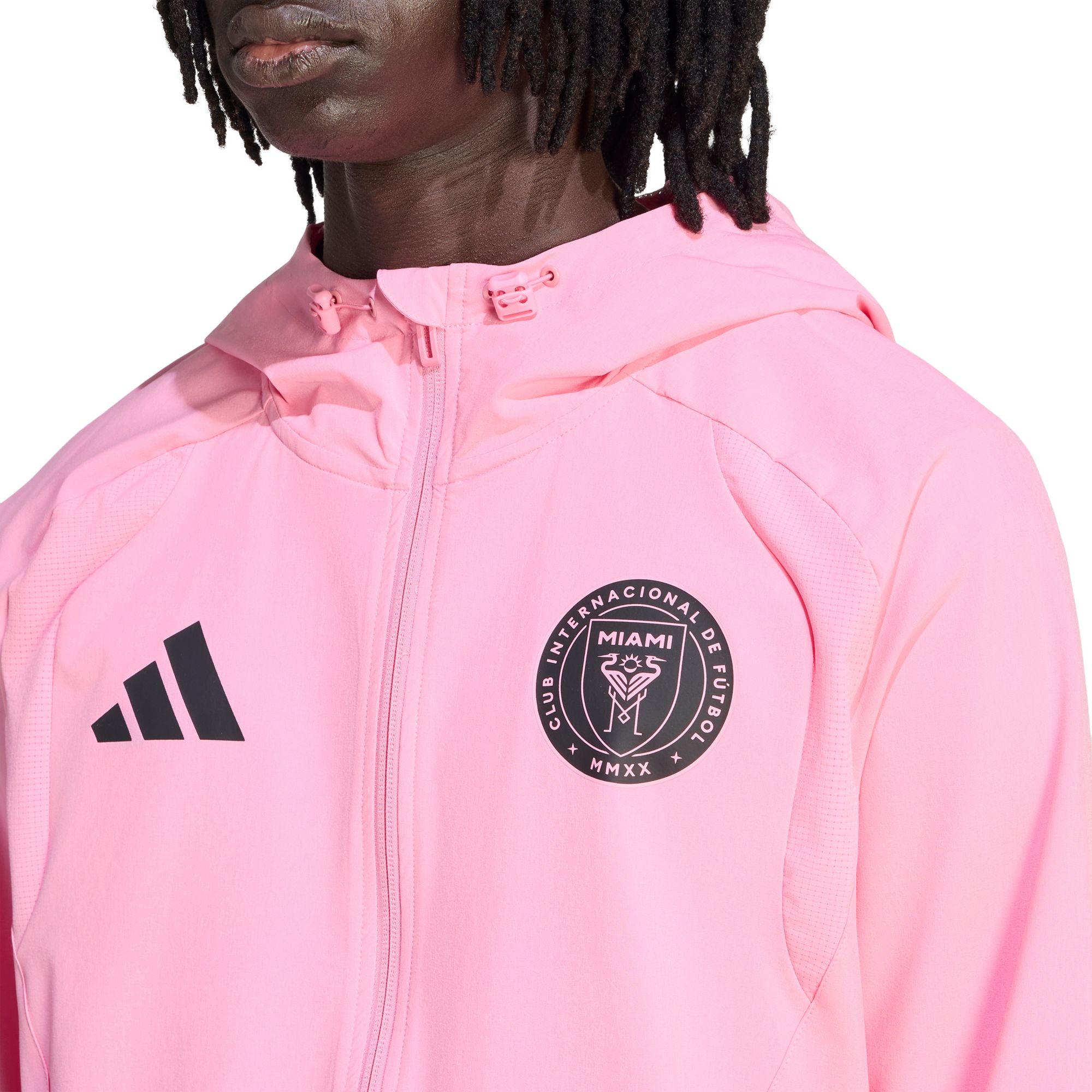 adidas Adult Inter Miami CF Pink 2026 Home Travel Full-Zip Jacket product image