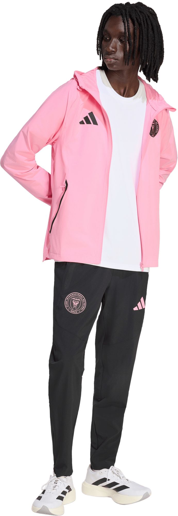 adidas Adult Inter Miami CF Pink 2026 Home Travel Full-Zip Jacket product image