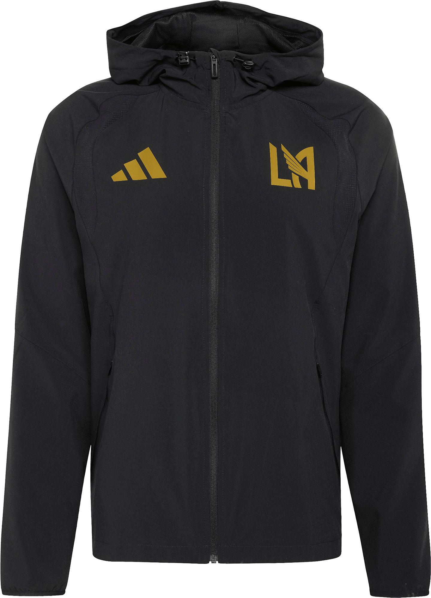 adidas Adult Los Angeles FC Black 2026 Home Travel Full-Zip Jacket product image