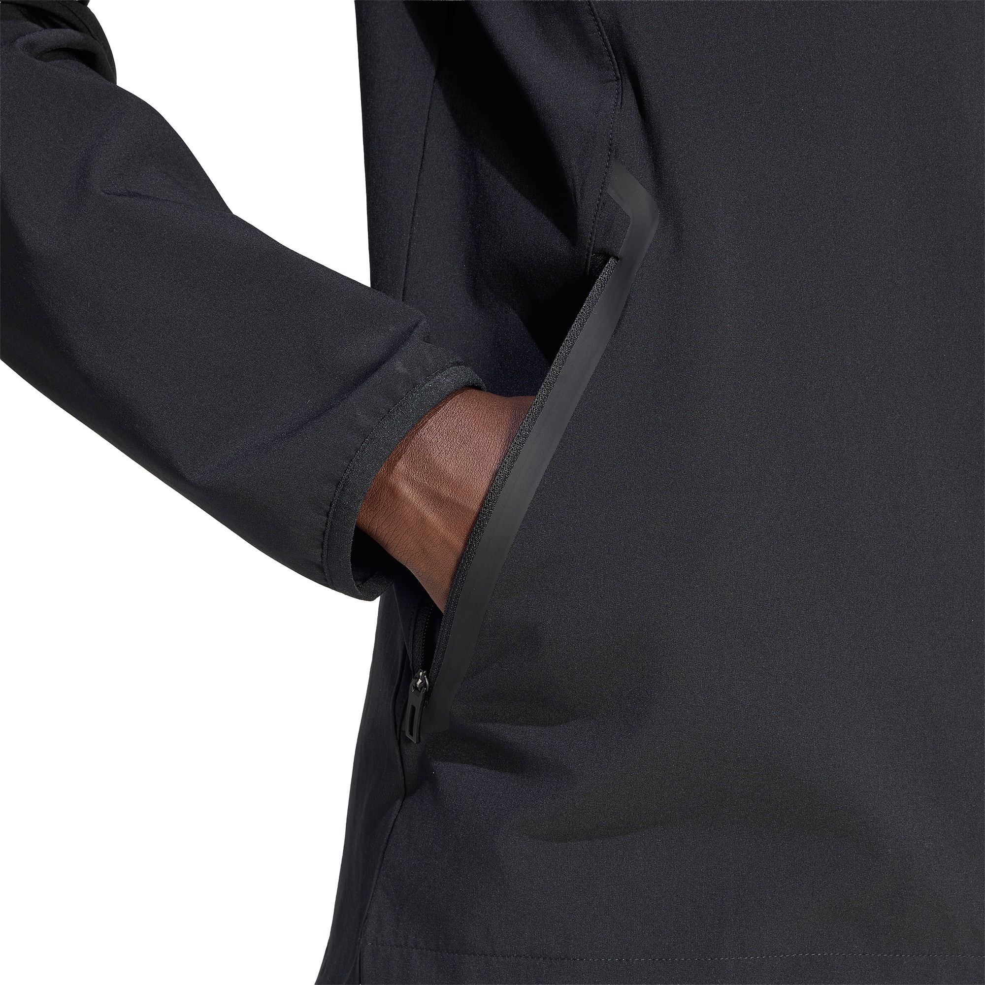 adidas Adult Los Angeles FC Black 2026 Home Travel Full-Zip Jacket product image