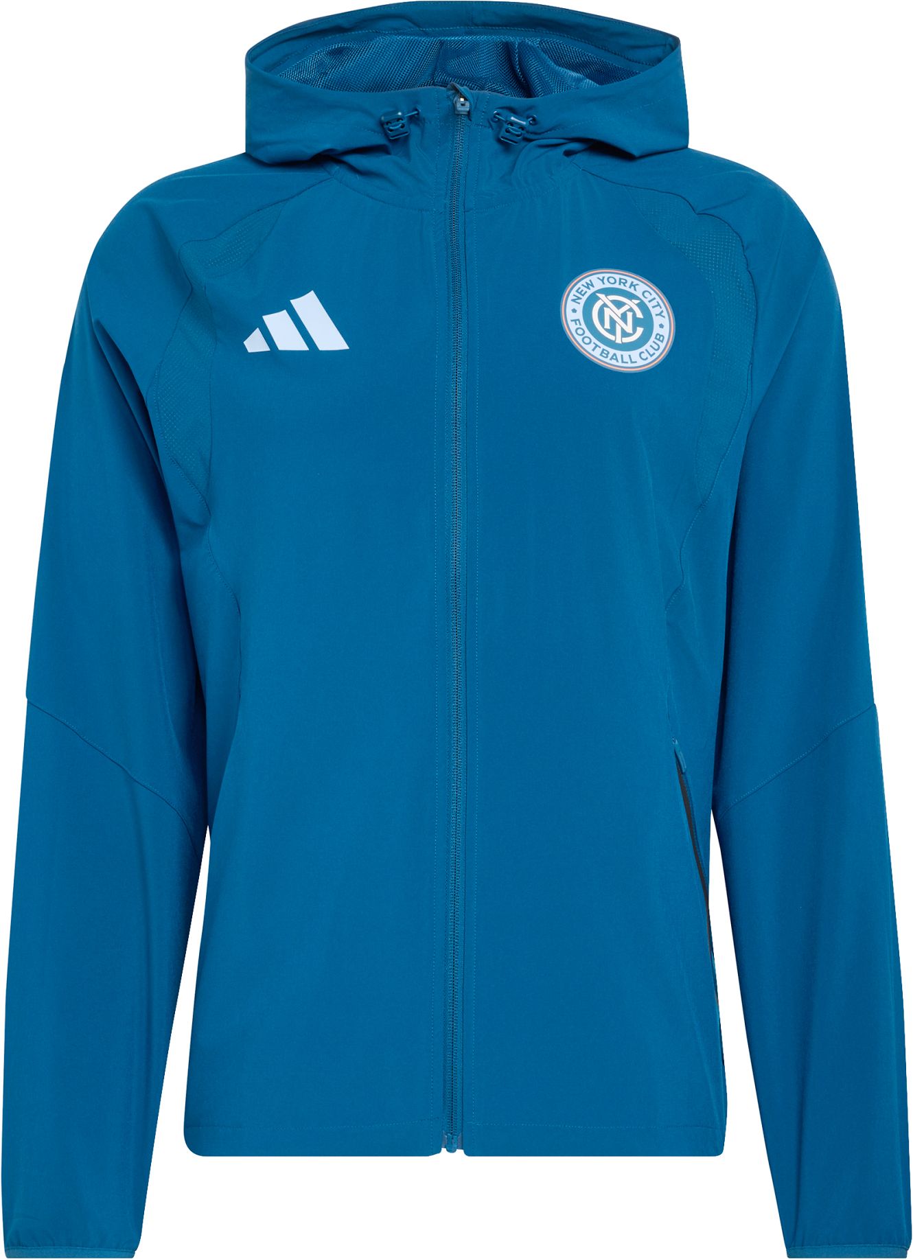 adidas Adult New York City FC Blue 2026 Home Travel Full-Zip Jacket product image