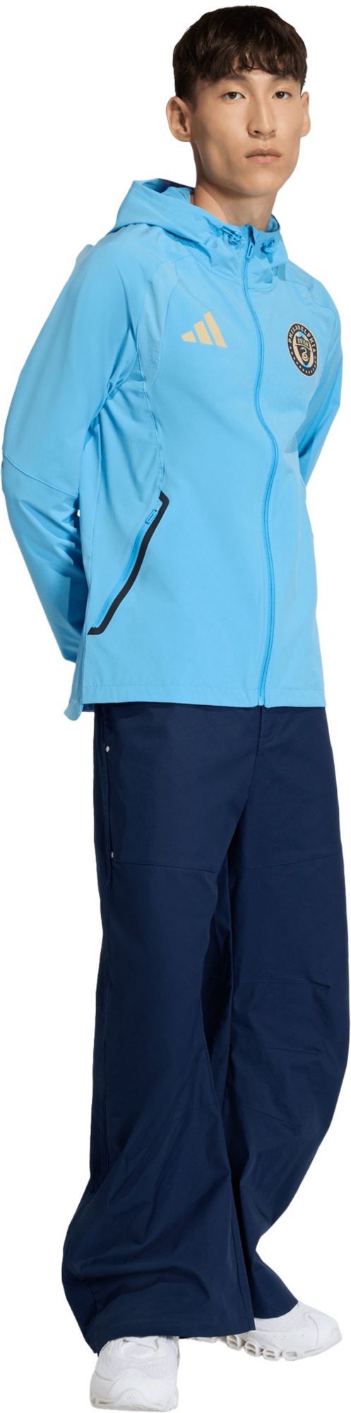 adidas Men's Philadelphia Union Joy Blue 2026 Home Travel Full-Zip Jacket product image