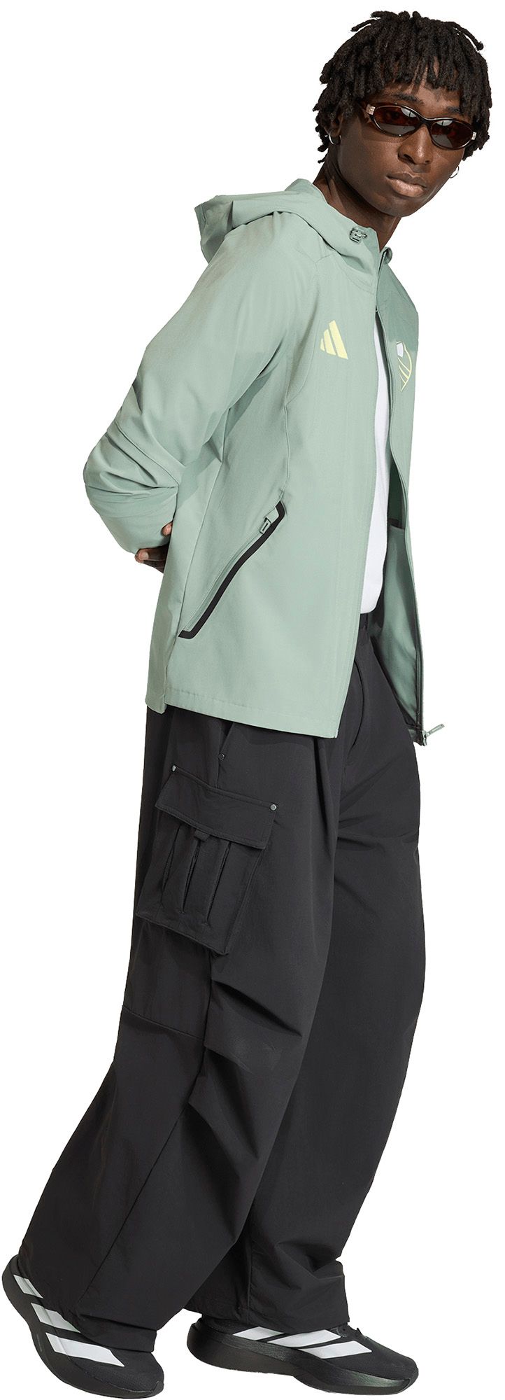 adidas Men's Portland Timbers Green 2026 Home Travel Full-Zip Jacket product image