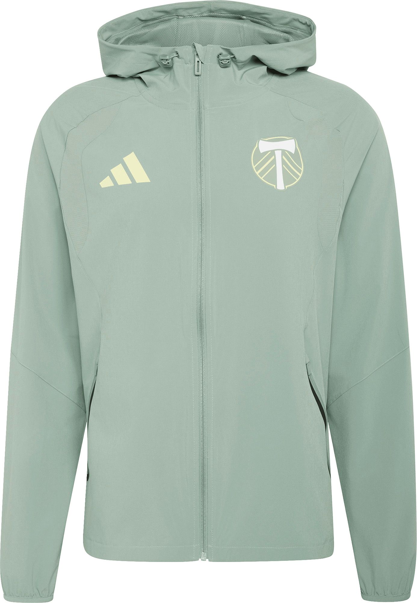 adidas Men's Portland Timbers Green 2026 Home Travel Full-Zip Jacket product image