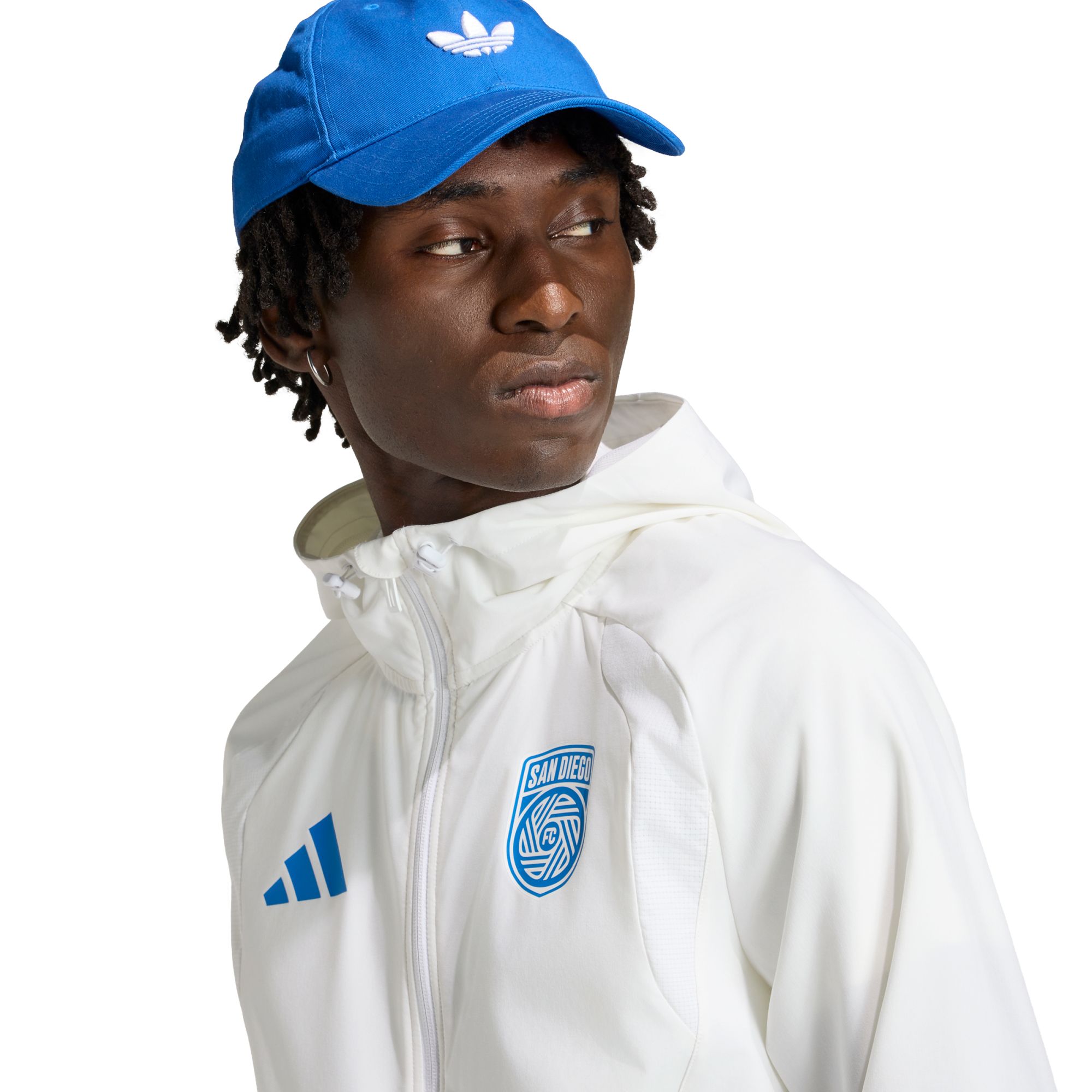 adidas Men's Orlando Pride White 2026 Home Travel Full-Zip Jacket product image