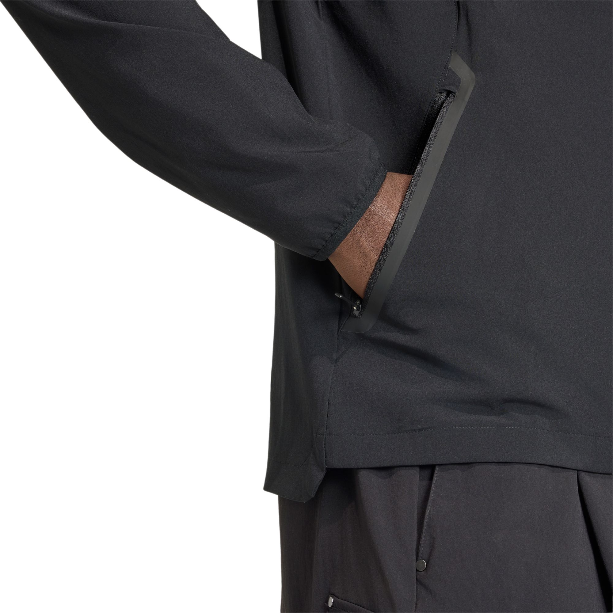 adidas Men's San Jose Earthquakes Black 2026 Home Travel Full-Zip Jacket product image