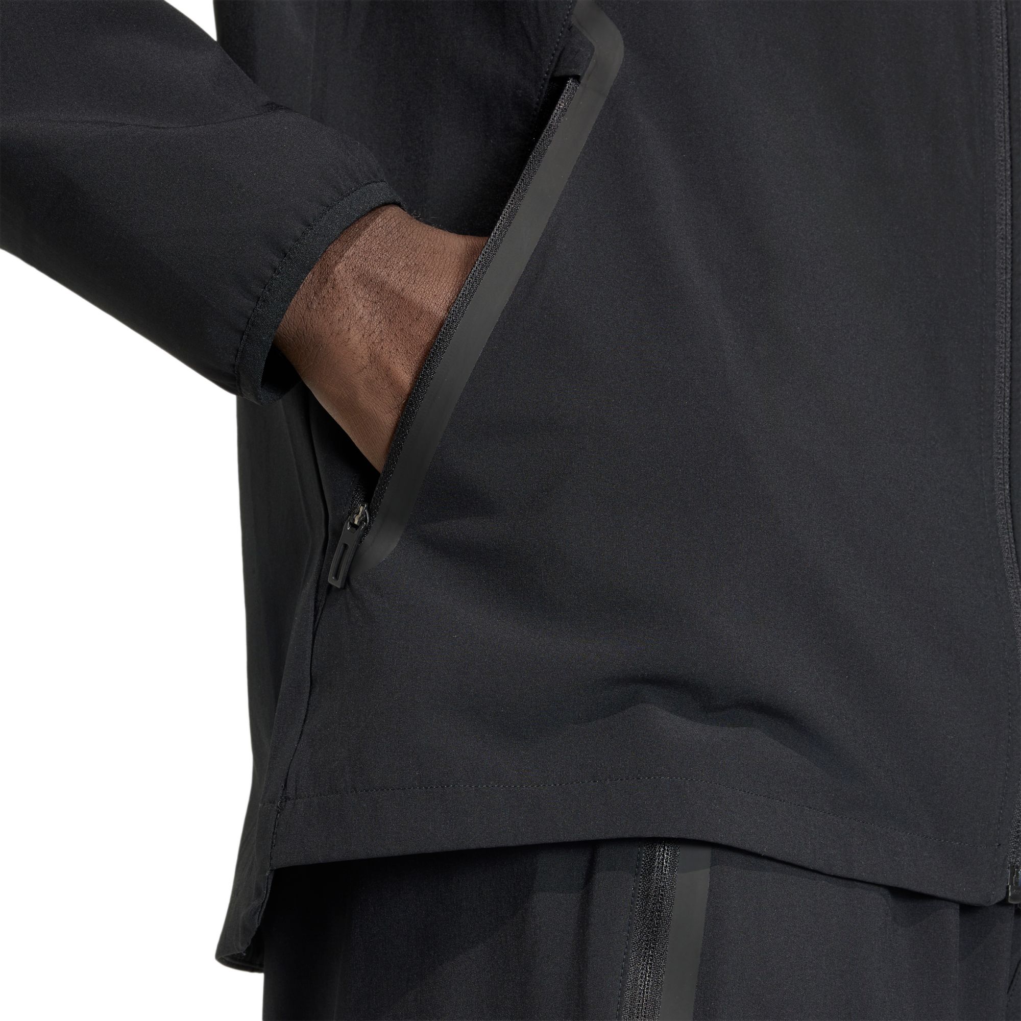 adidas Men's New York Red Bulls Black 2026 Home Travel Full-Zip Jacket product image