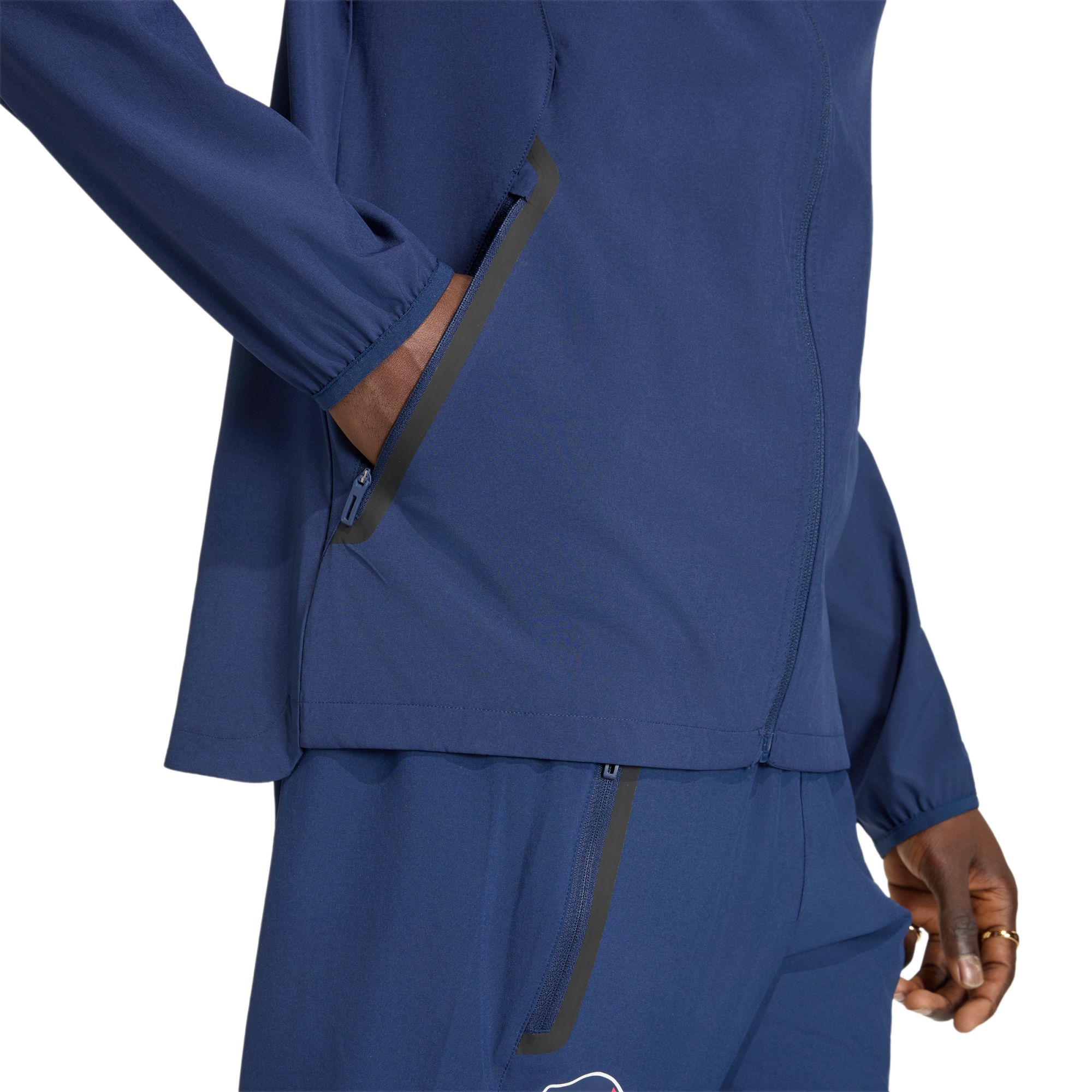 adidas Men's St. Louis FC Navy 2026 Home Travel Full-Zip Jacket product image