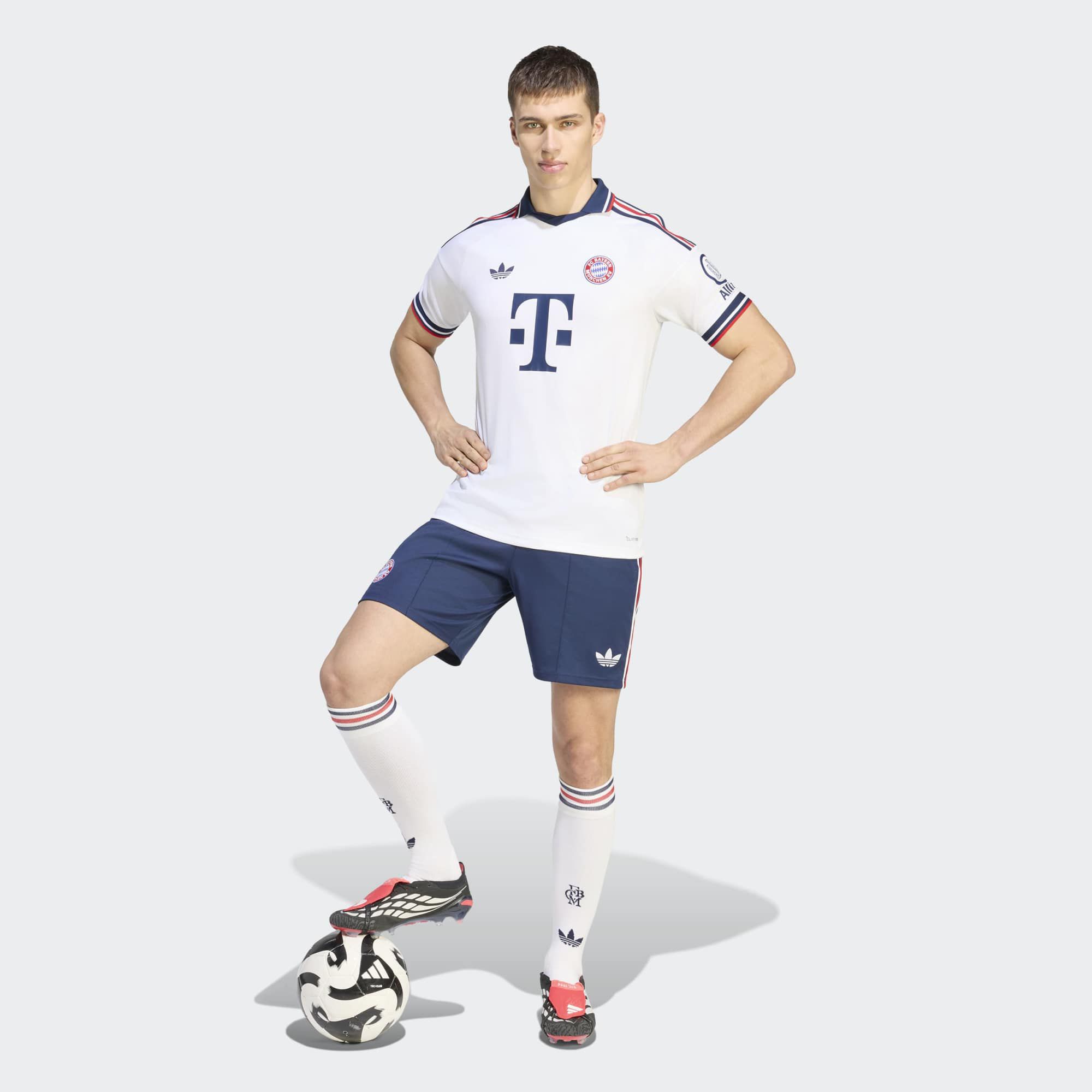 adidas Adult Bayern Munich White 2026 Away Replica Jersey product image