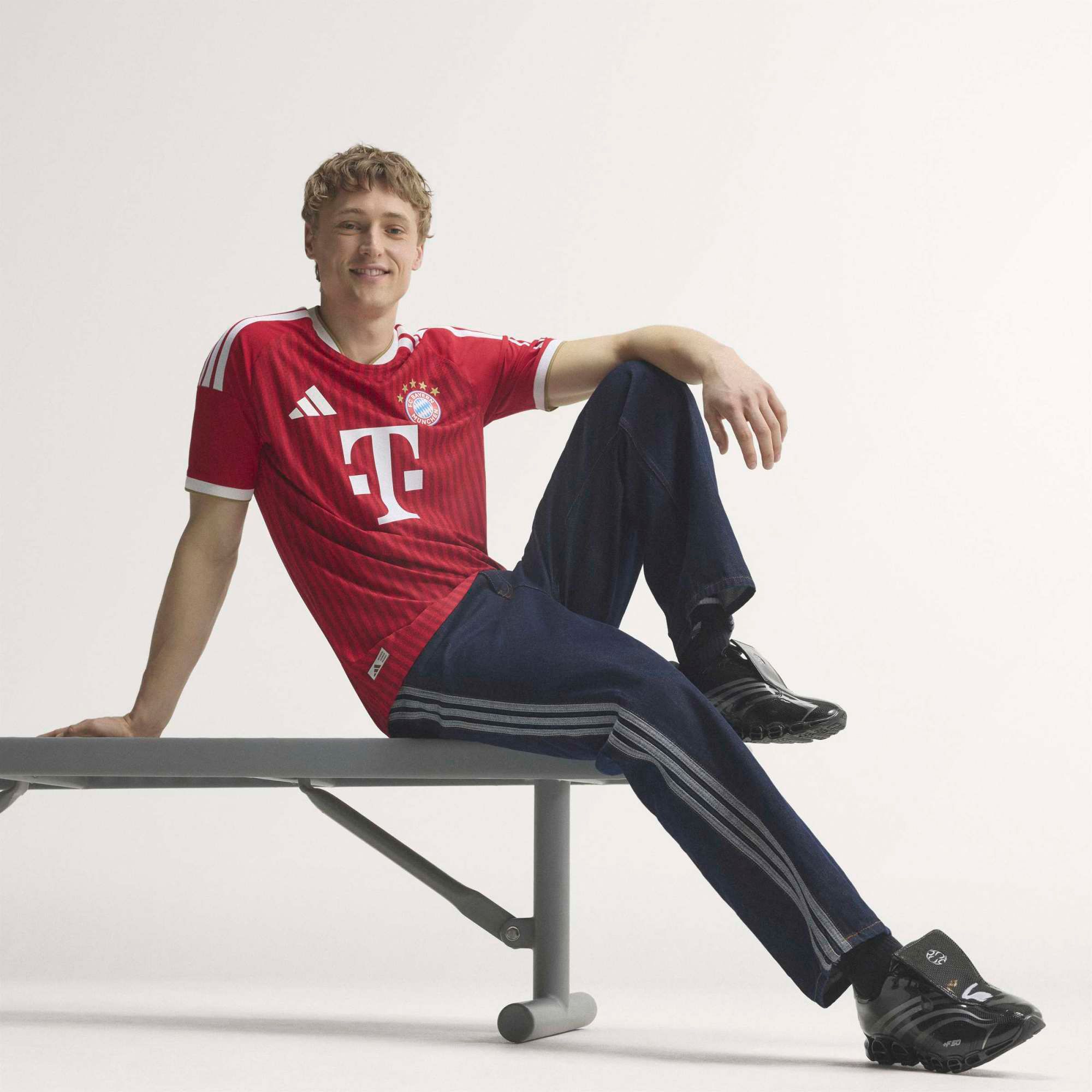 adidas Adult Bayern Munich 2026 Red Home Authentic Jersey product image