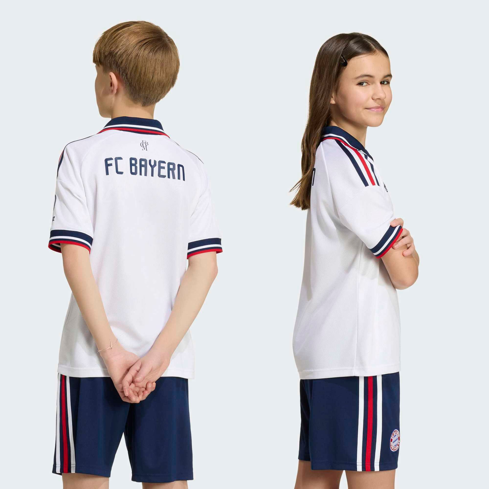 adidas Youth Bayern Munich White 2026 Away Replica Jersey product image