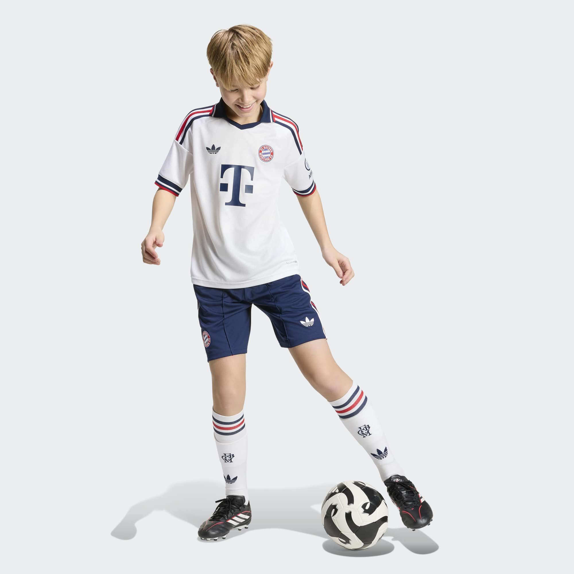 adidas Youth Bayern Munich White 2026 Away Replica Jersey product image