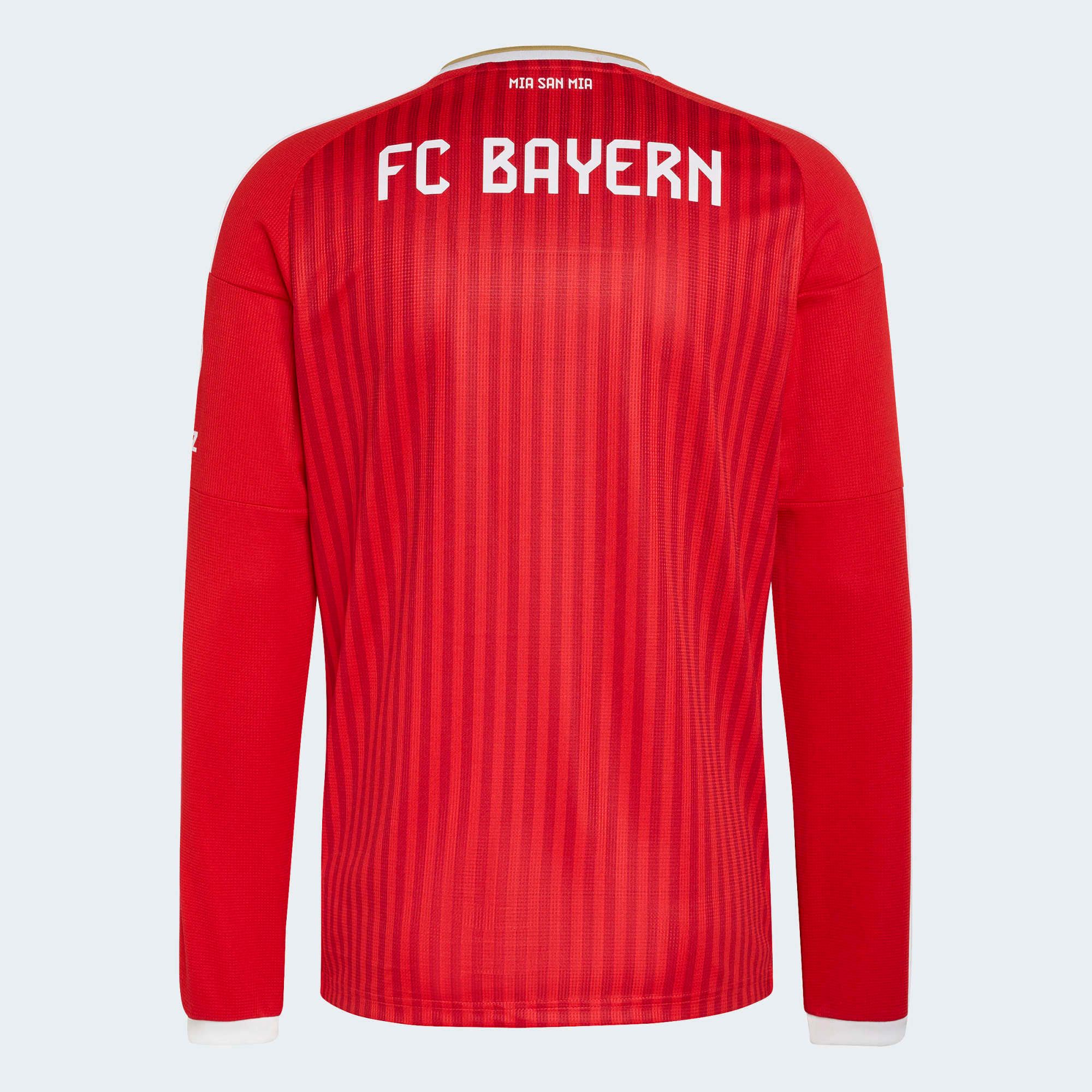 adidas Adult Bayern Munich 2026 Red Home Replica Long Sleeve Jersey product image