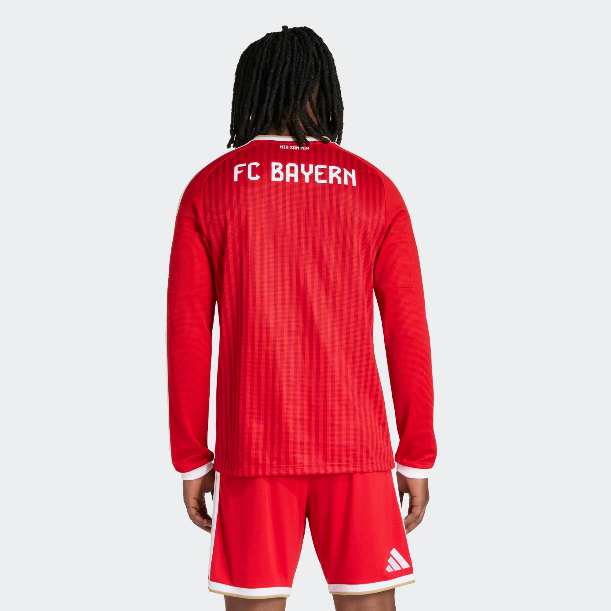 adidas Adult Bayern Munich 2026 Red Home Replica Long Sleeve Jersey product image