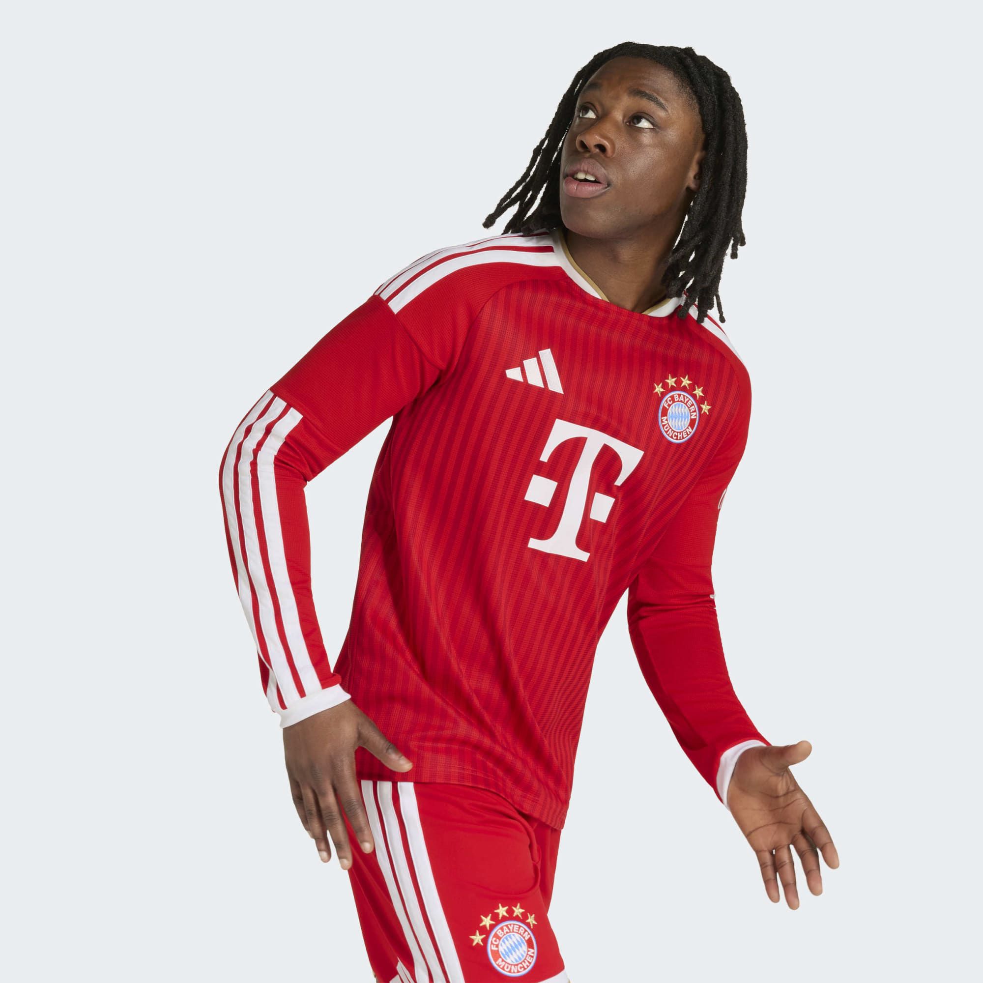 adidas Adult Bayern Munich 2026 Red Home Replica Long Sleeve Jersey product image