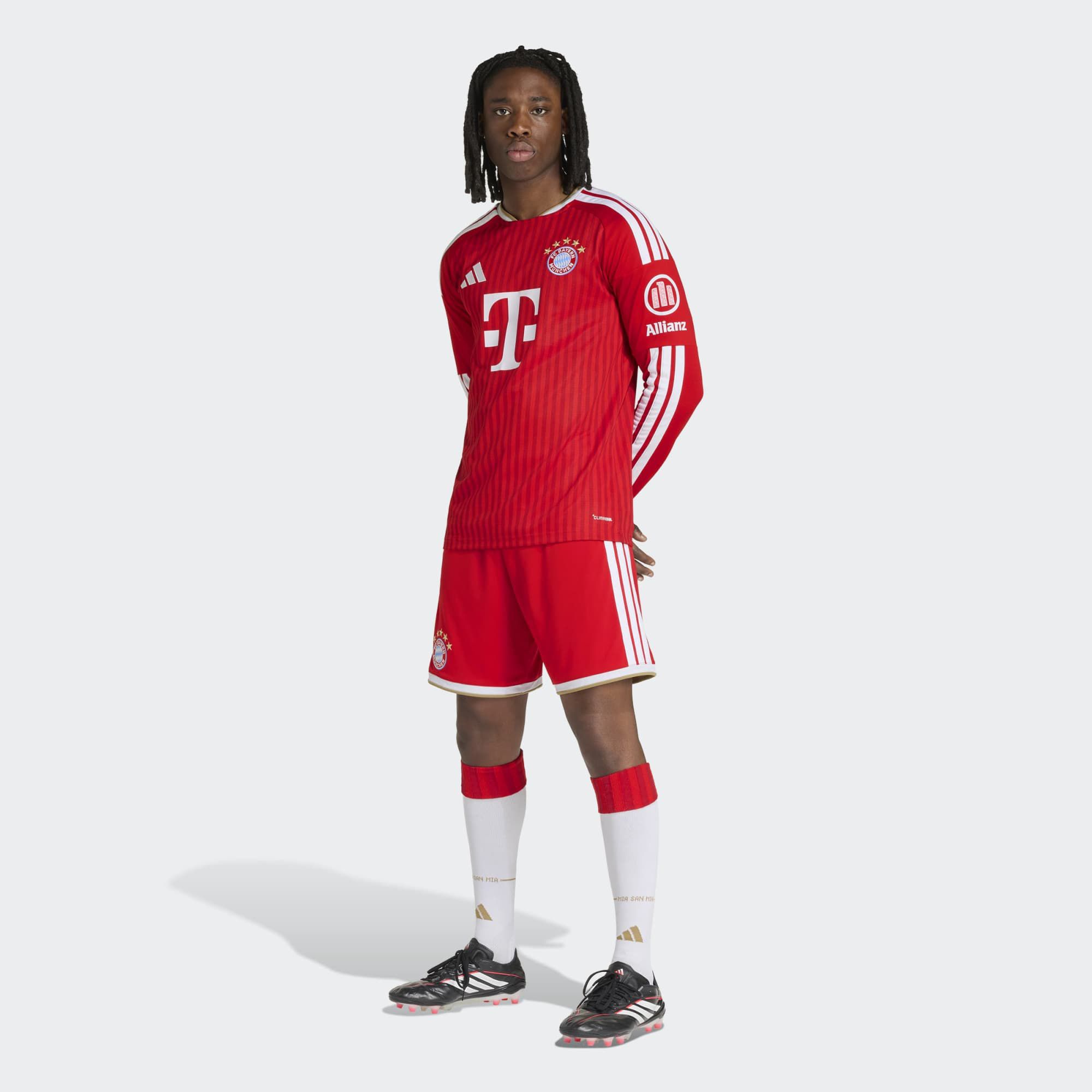 adidas Adult Bayern Munich 2026 Red Home Replica Long Sleeve Jersey product image