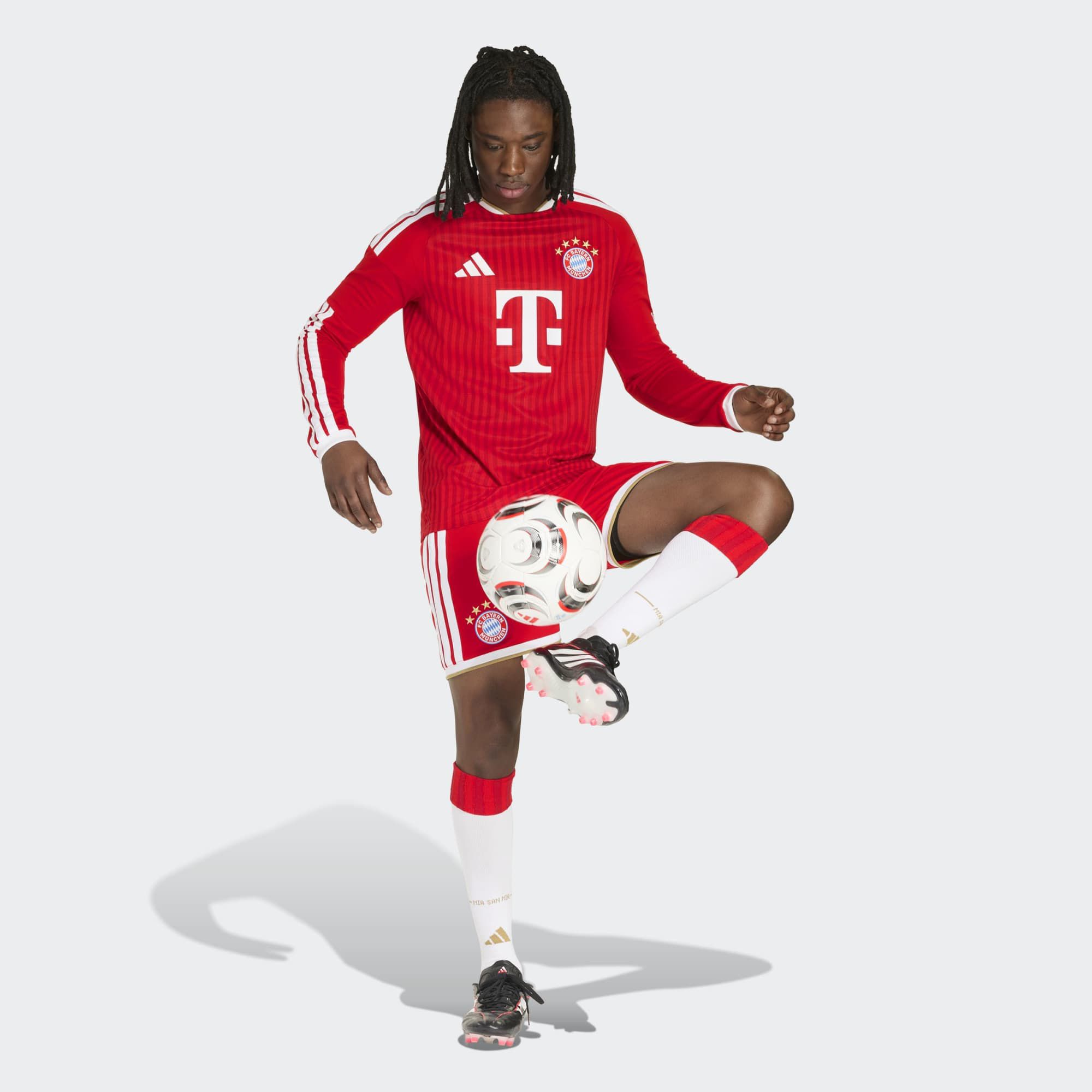 adidas Adult Bayern Munich 2026 Red Home Replica Long Sleeve Jersey product image