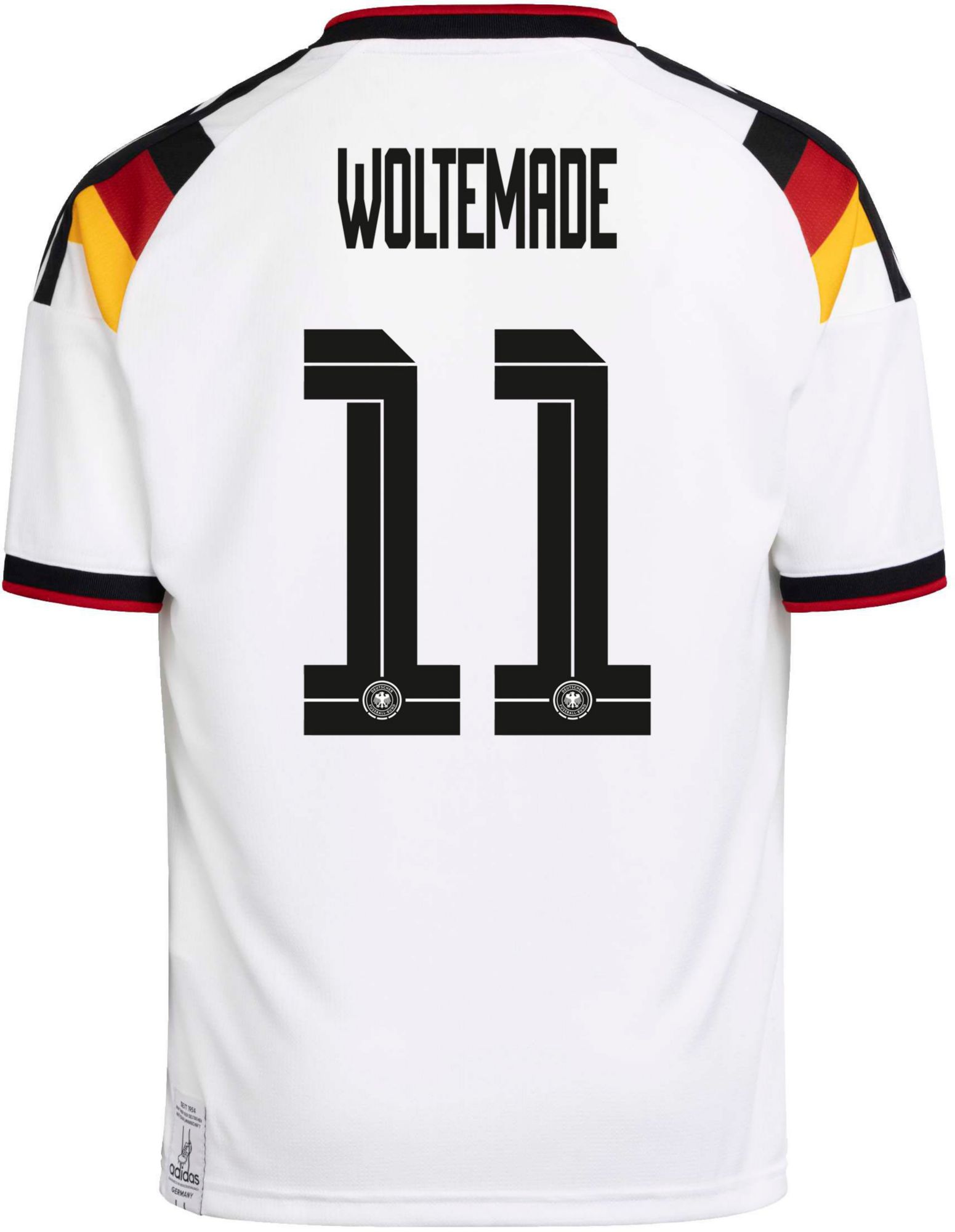 adidas Youth Germany Nick Woltemade #11 2026 Home Replica Jersey product image