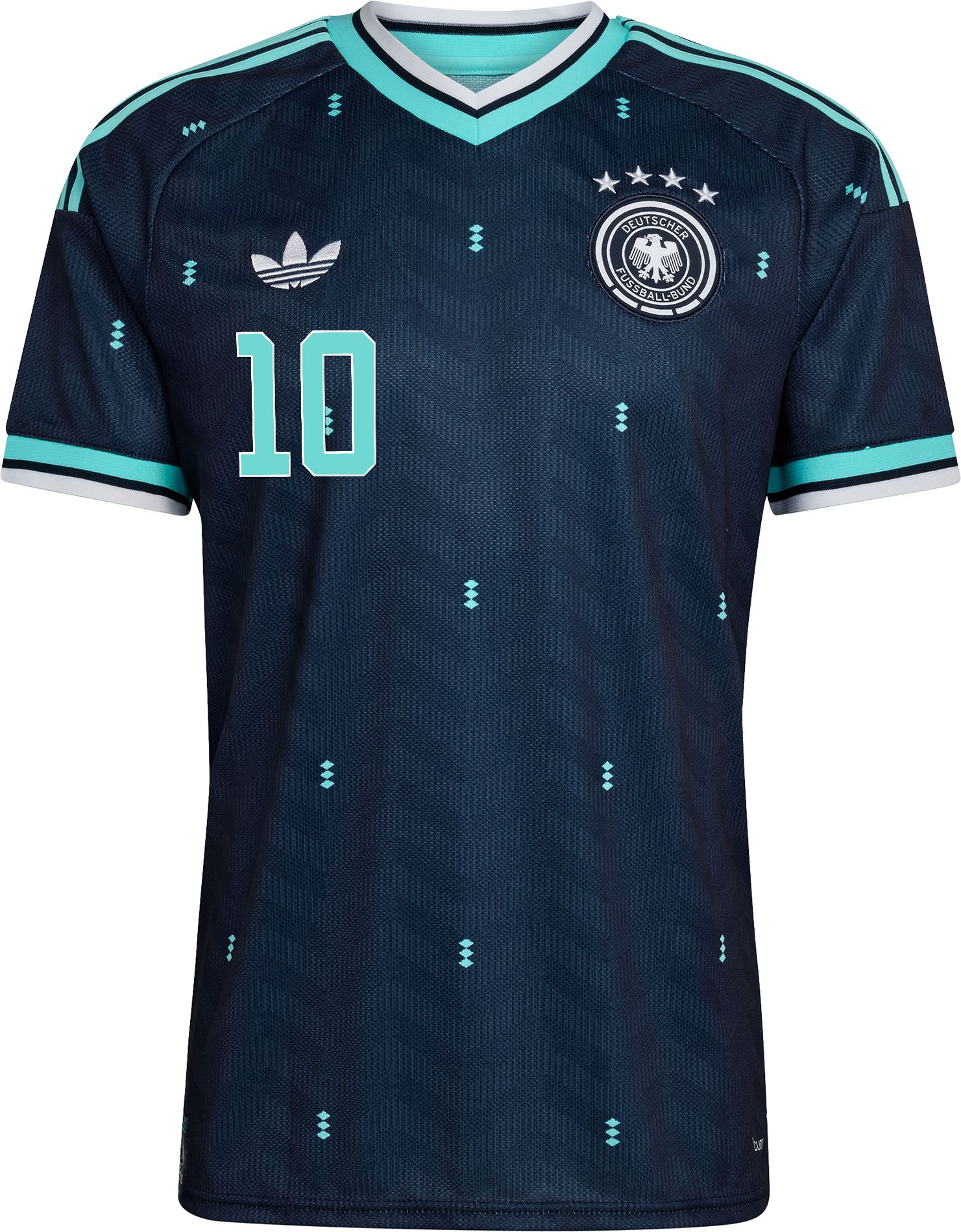本日限定10%OFF  ドイツ代表 サッカーシャツ ネイビー adidas Youth Germany Jamal Musiala #10 2026 Away Replica Jersey