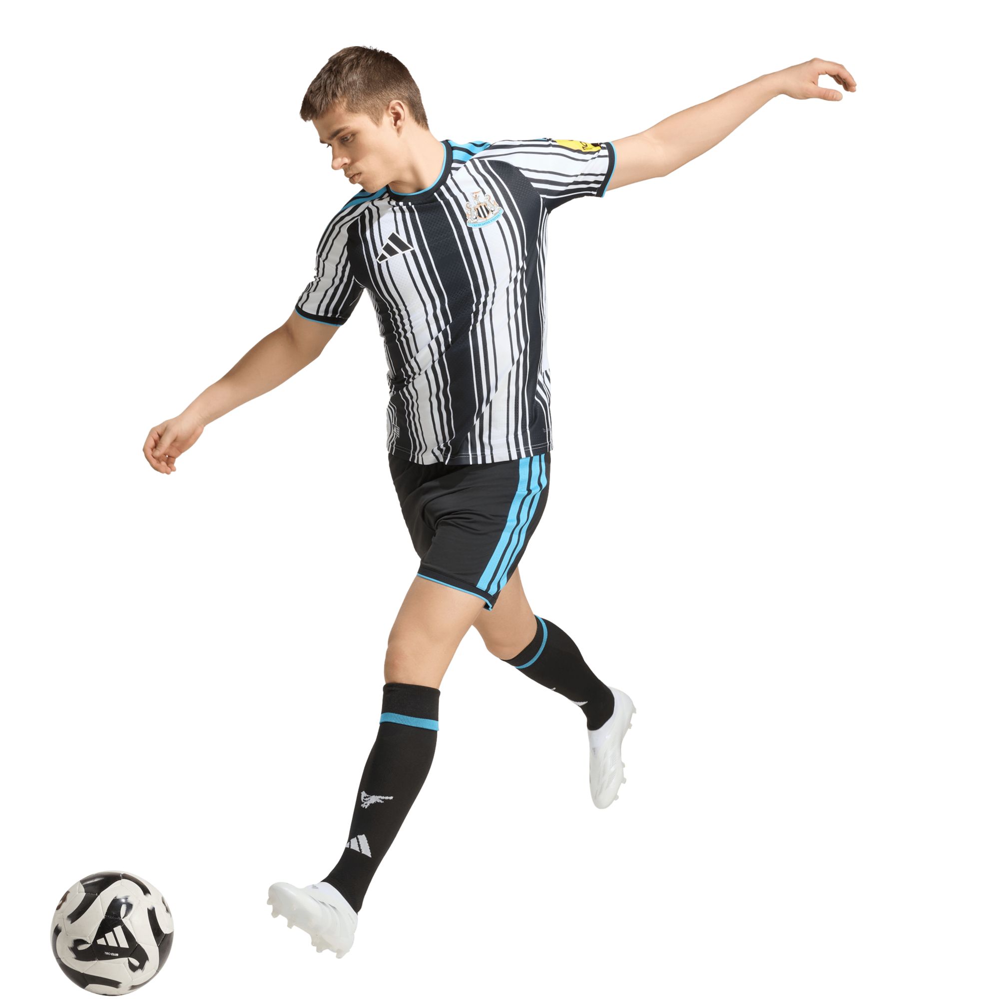 adidas Adult Newcastle United 2026 Black Home Authentic Jersey product image