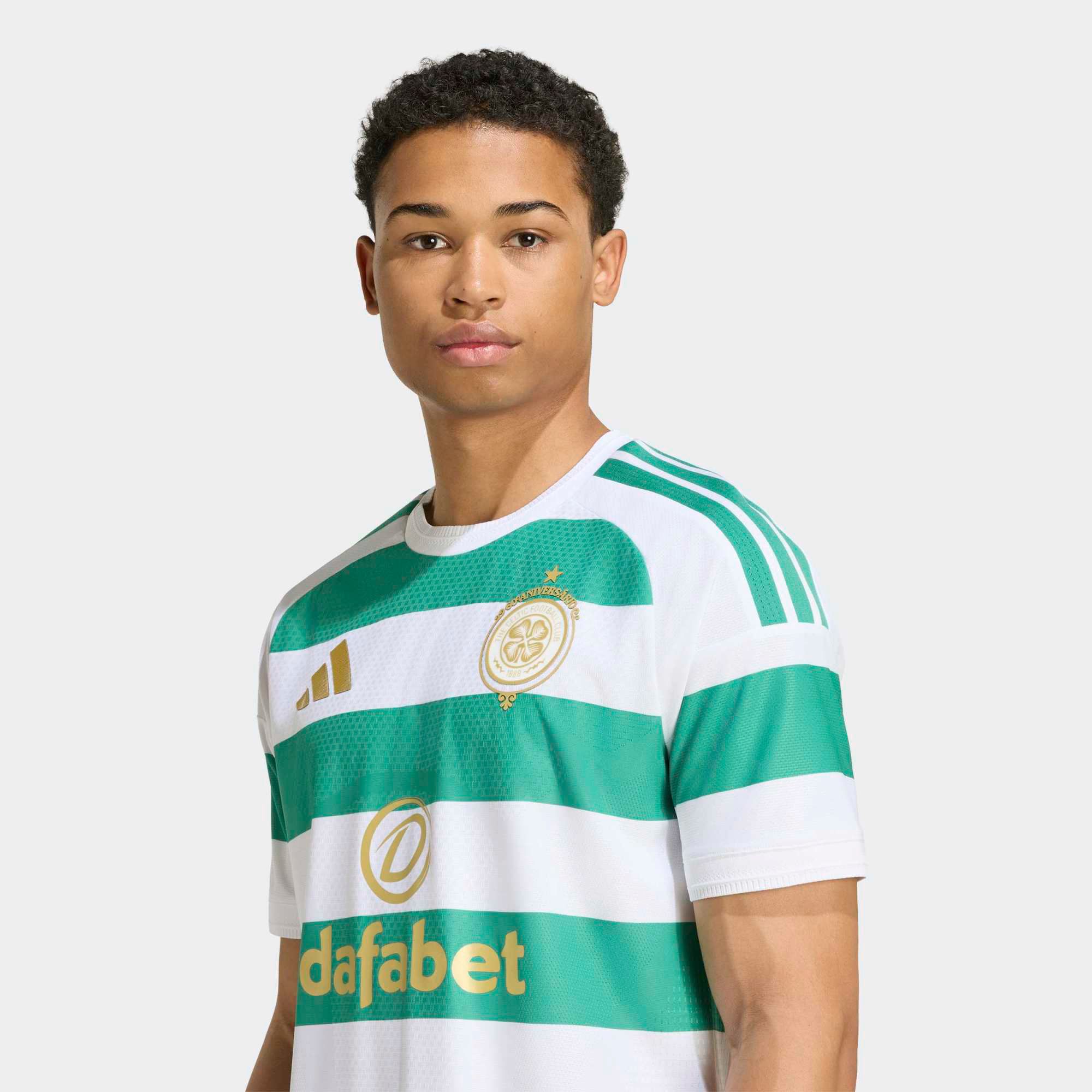 adidas Adult Celtic FC 2026 White Home Authentic Jersey product image