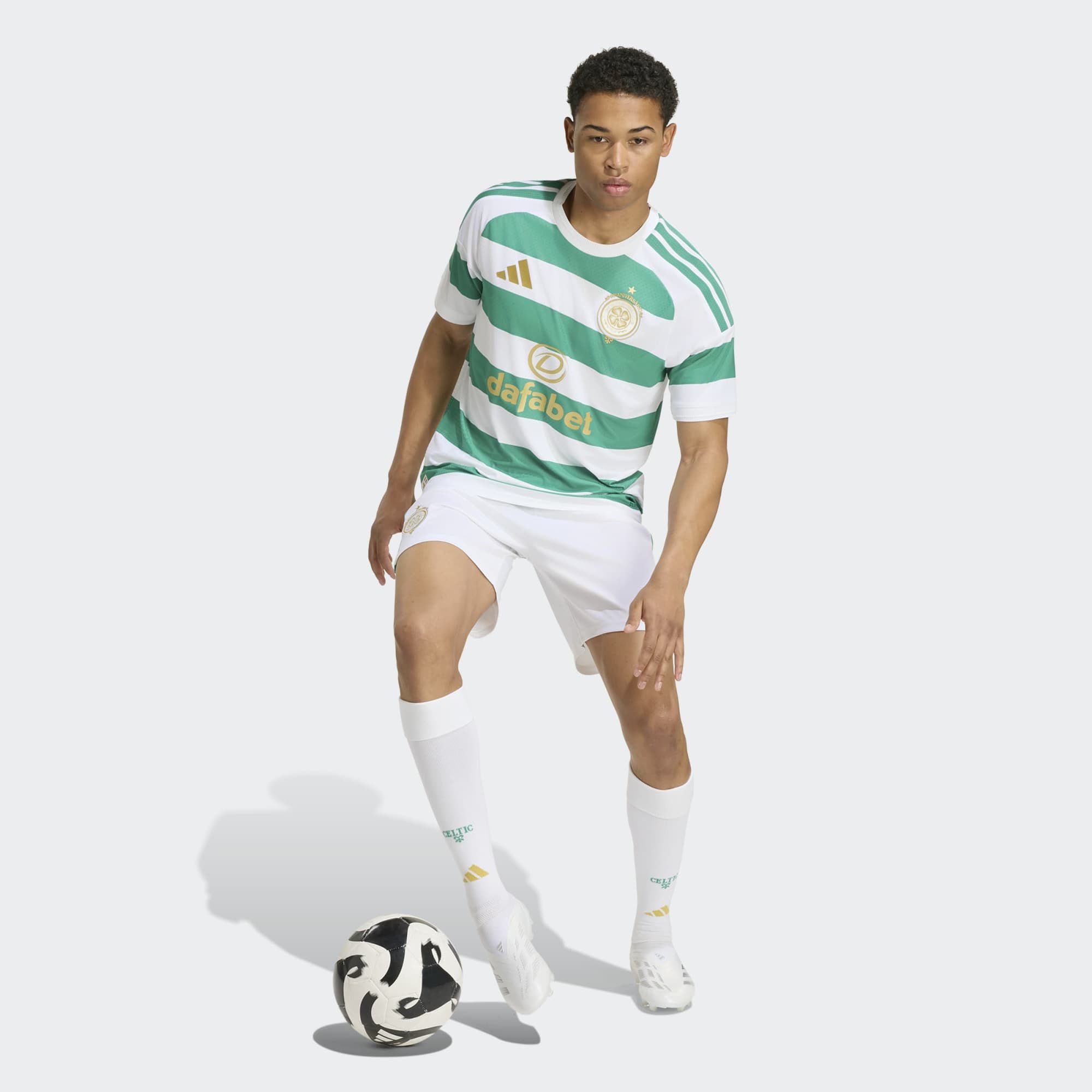 adidas Adult Celtic FC 2026 White Home Authentic Jersey product image