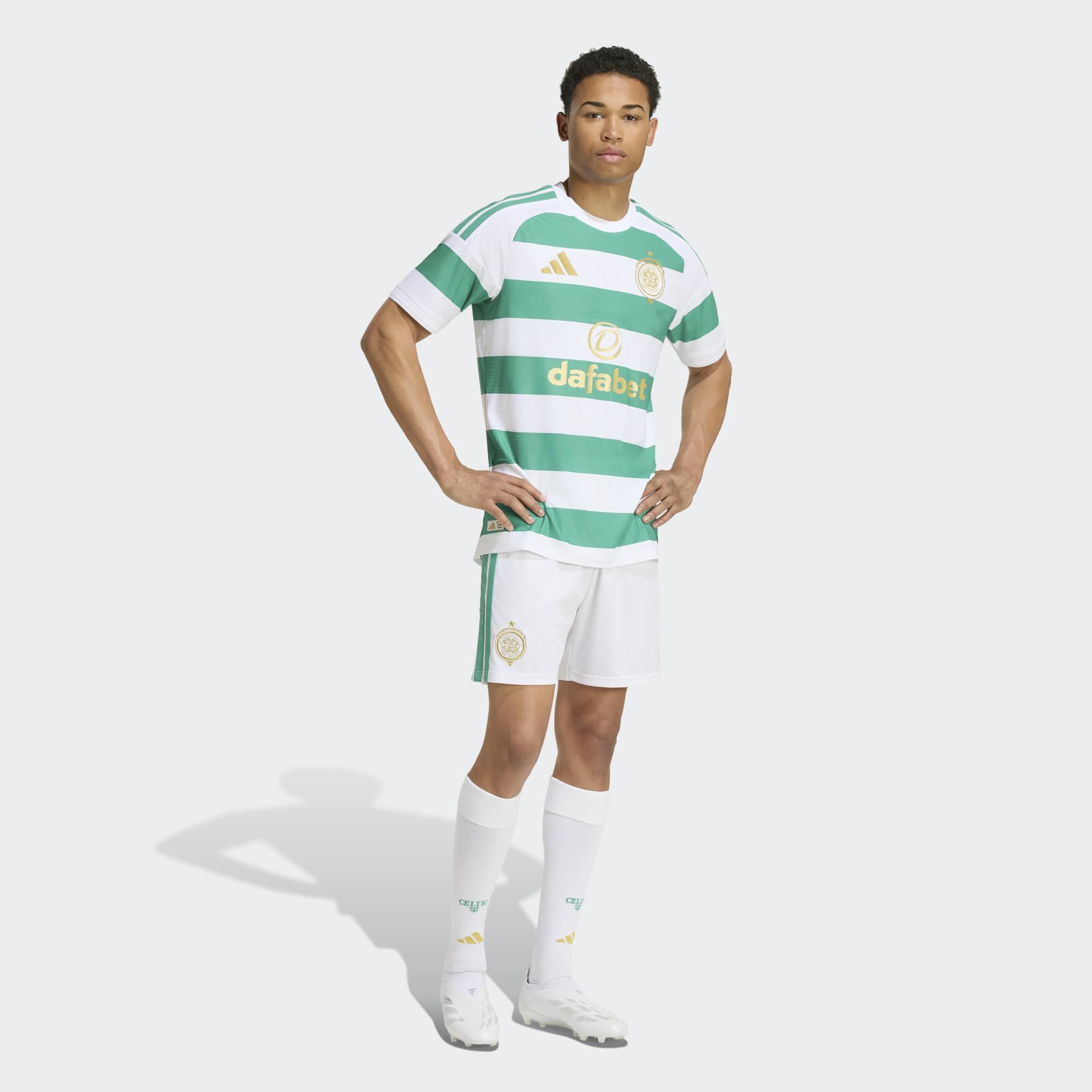 adidas Adult Celtic FC 2026 White Home Authentic Jersey product image