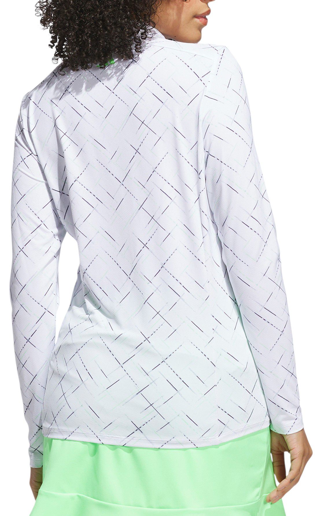 adidas Women's Ultimate365 Printed 1/4 Zip Mock Neck Shirt product image