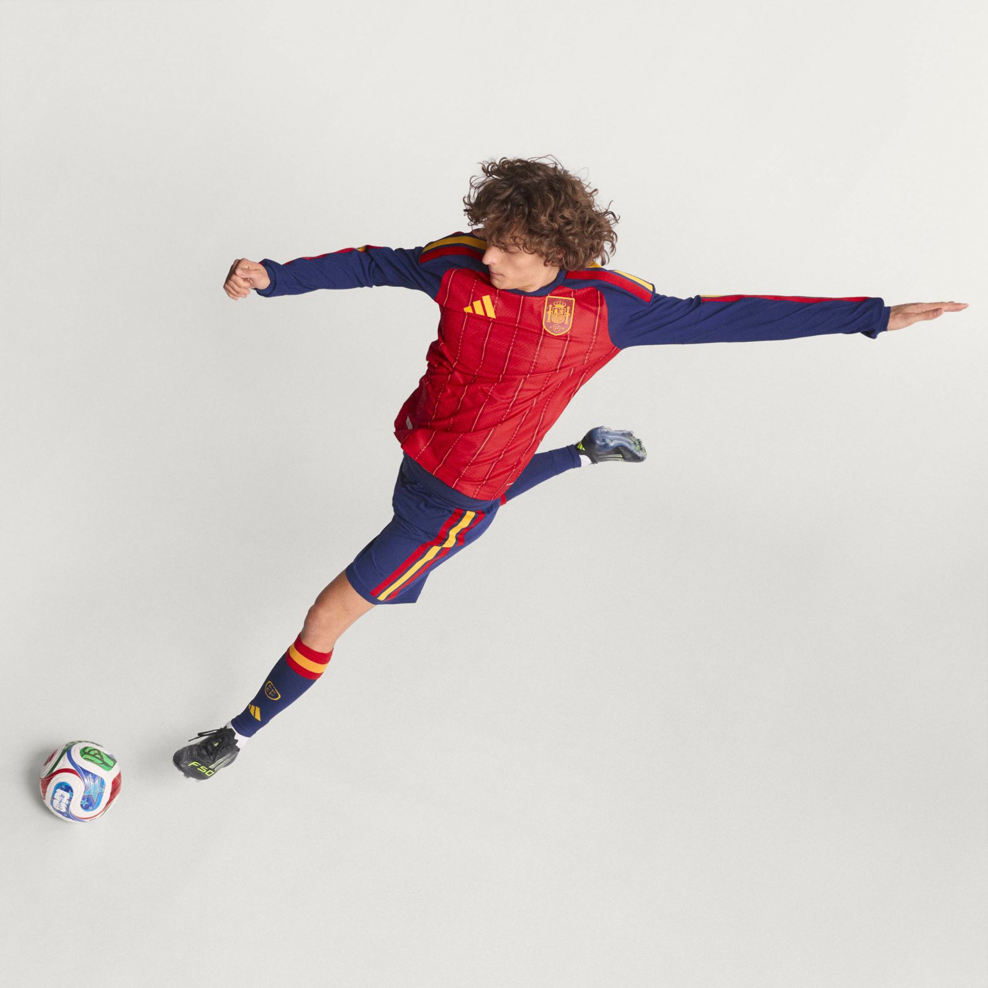 adidas Adult Spain 2026 Home Long Sleeve Authentic Jersey product image
